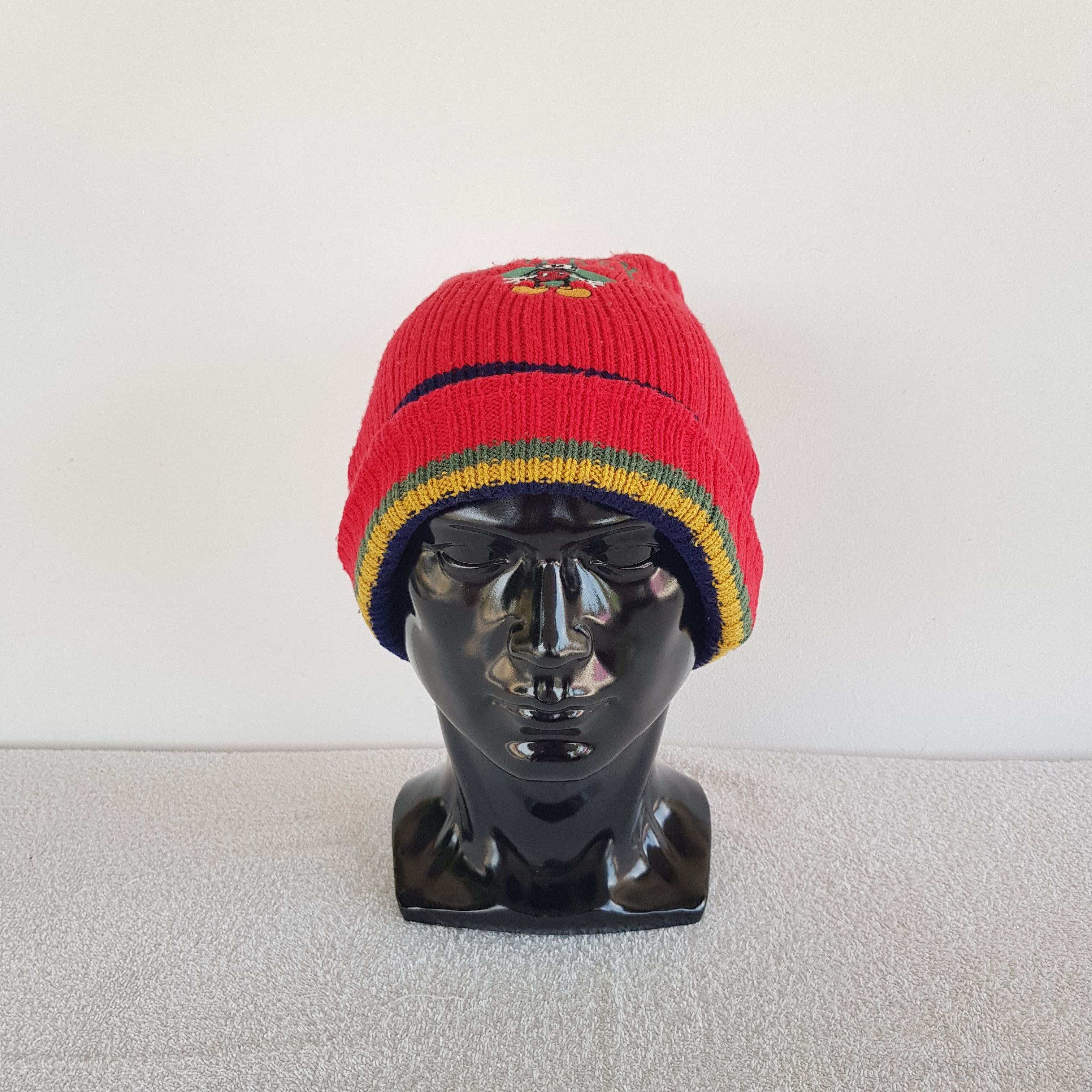 Cartoon Network × Japanese Brand Vintage Mickey Mouse Beanie Disney Snow Cap Cartoon Hats Size ONE SIZE - 3 Thumbnail