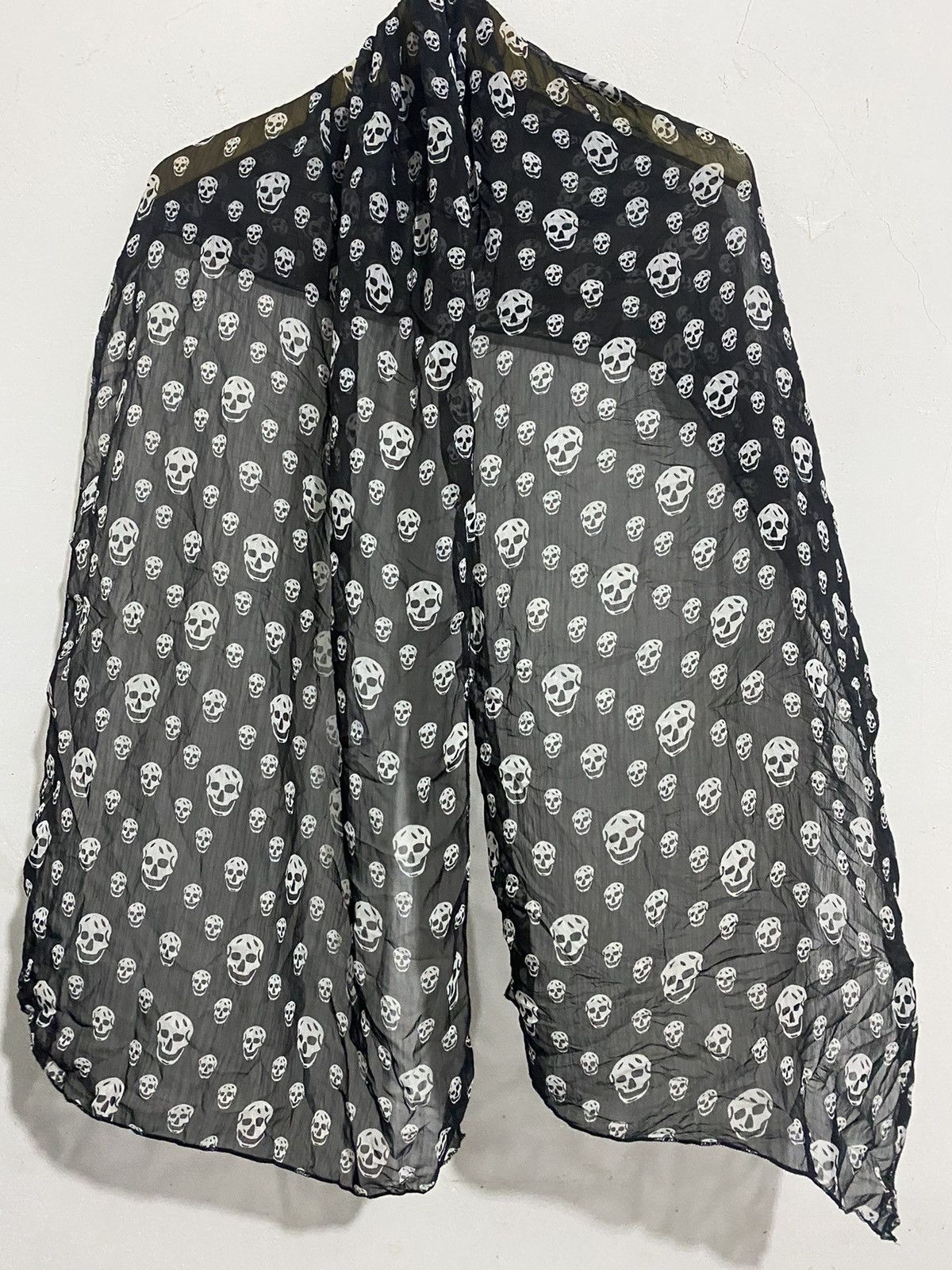 Japanese Brand Skulls scarf japanese vkei styled kmrii goa Size ONE SIZE - 2 Thumbnail