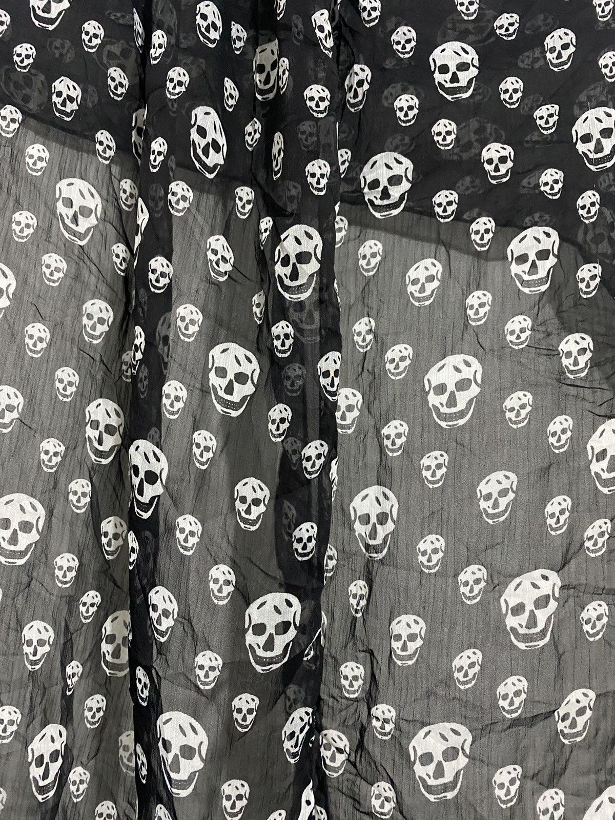Japanese Brand Skulls scarf japanese vkei styled kmrii goa Size ONE SIZE - 3 Thumbnail