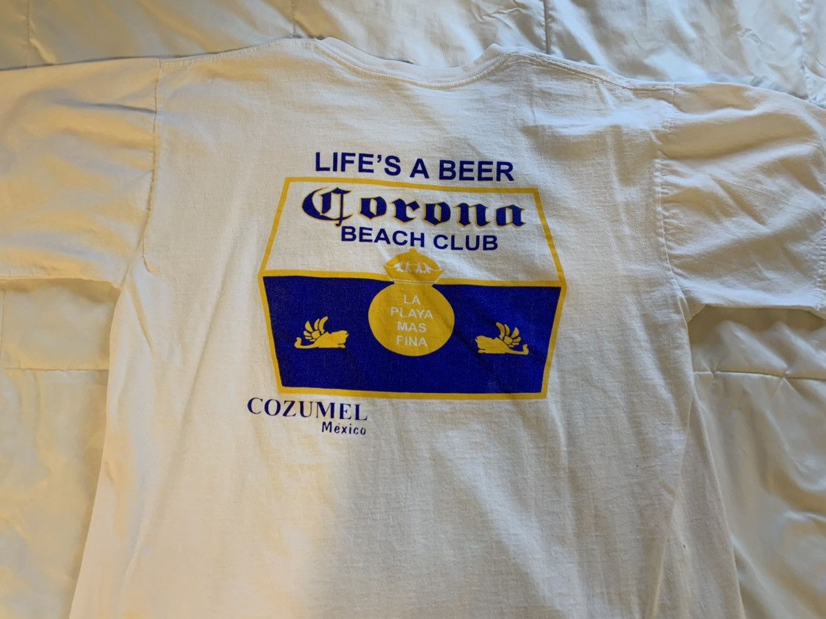 Vintage Vintage 90s Corona Beer Cozumel Mexico Tshirt Grailed