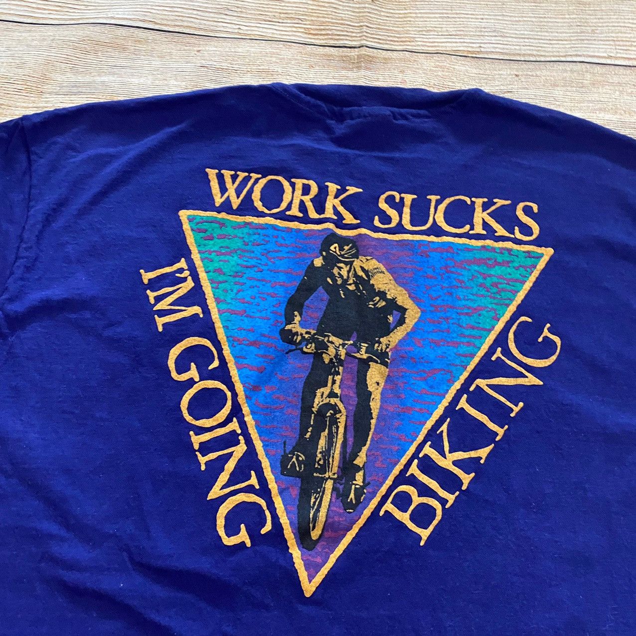 Vintage Vintage 1990’s Leadville Colorado Biking t-shirt Size US XL / EU 56 / 4 - 3 Thumbnail