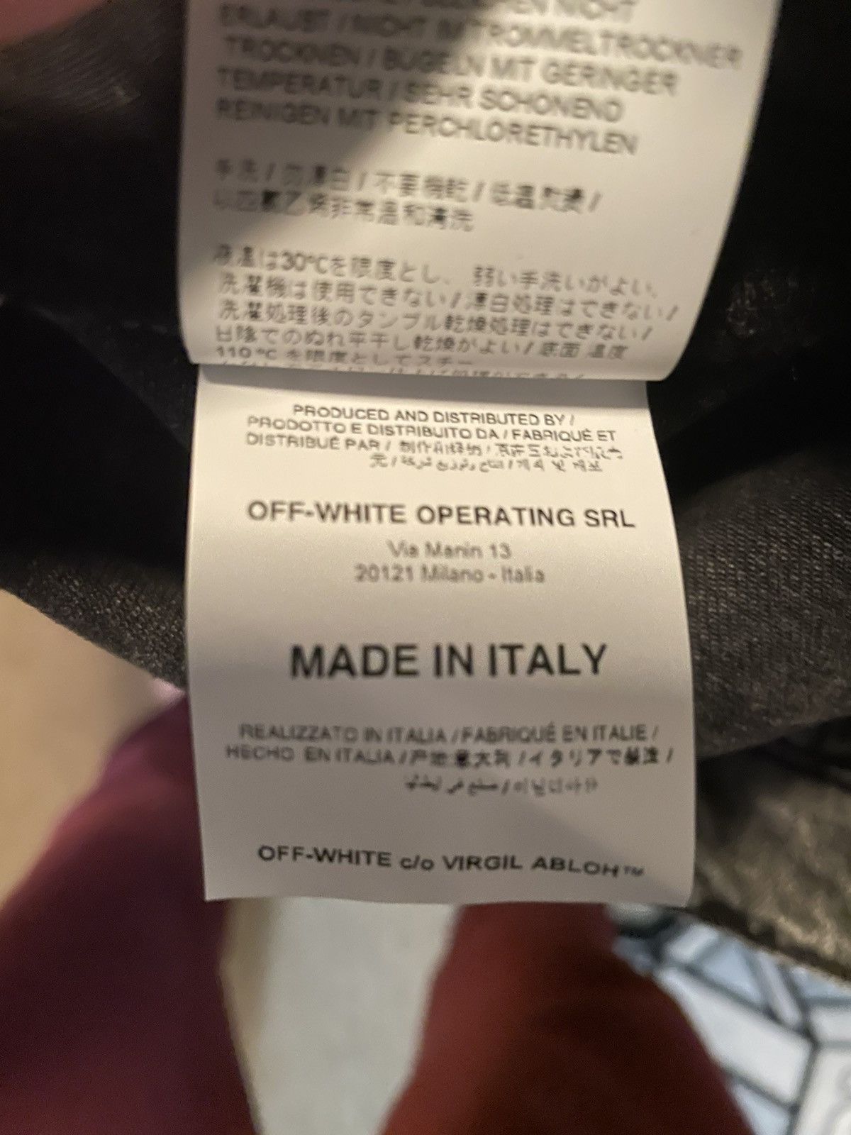 Off-White Off-White Grey Skinny Jeans Size US 33 - 5 Thumbnail