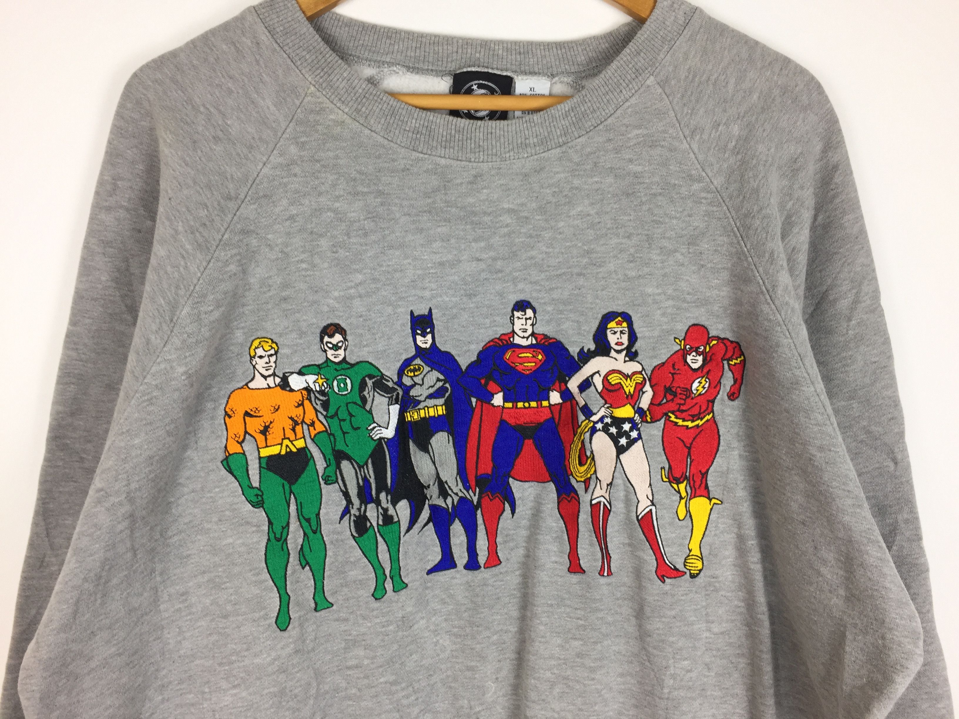 DC Comics OG 90s Justice league America embroidered superman batman Size US XL / EU 56 / 4 - 3 Thumbnail