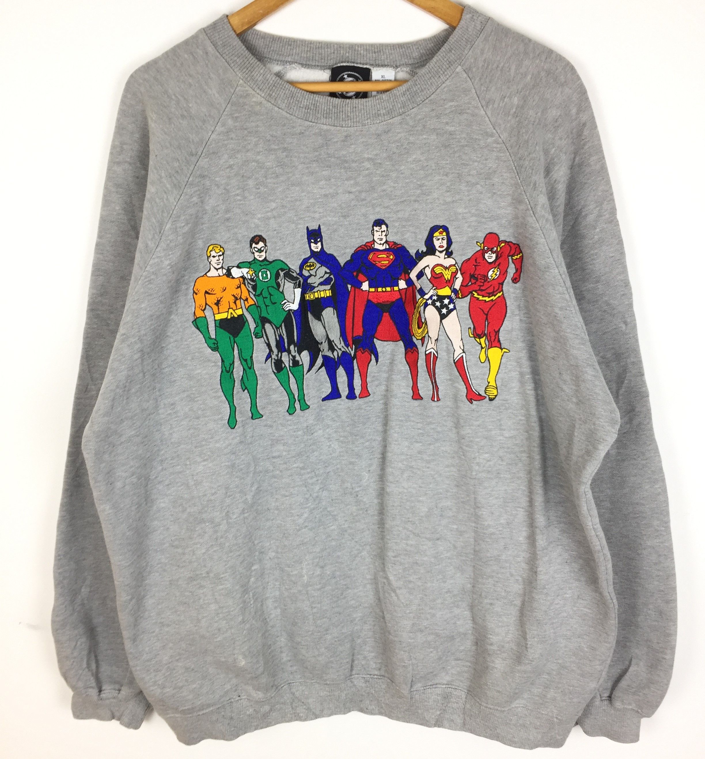 DC Comics OG 90s Justice league America embroidered superman batman Size US XL / EU 56 / 4 - 2 Thumbnail