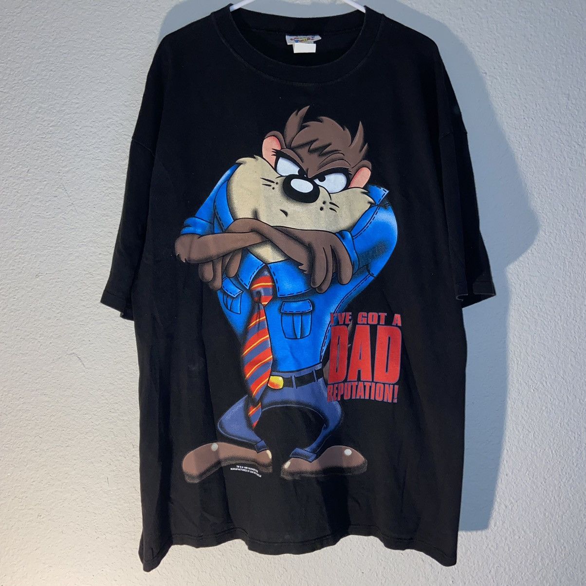 Cartoon Network × Sunny Sports × Vintage Looney Tunes 1996 Tazmanian Devil Tee I got a Dad reputation Size US XL / EU 56 / 4 - 1 Thumbnail