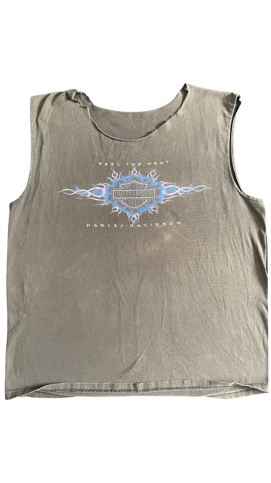 Harley Davidson 1993 Harley Davidson Handmade Tank Top Size US L / EU 52-54 / 3 - 3 Thumbnail