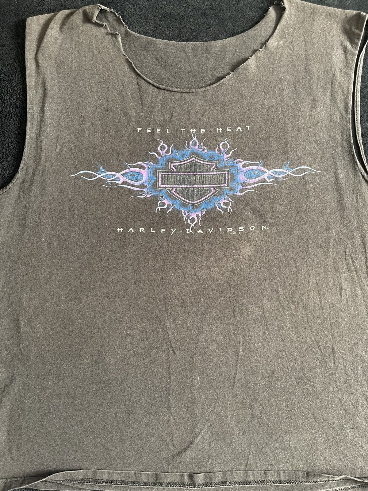 Harley Davidson 1993 Harley Davidson Handmade Tank Top Size US L / EU 52-54 / 3 - 6 Thumbnail