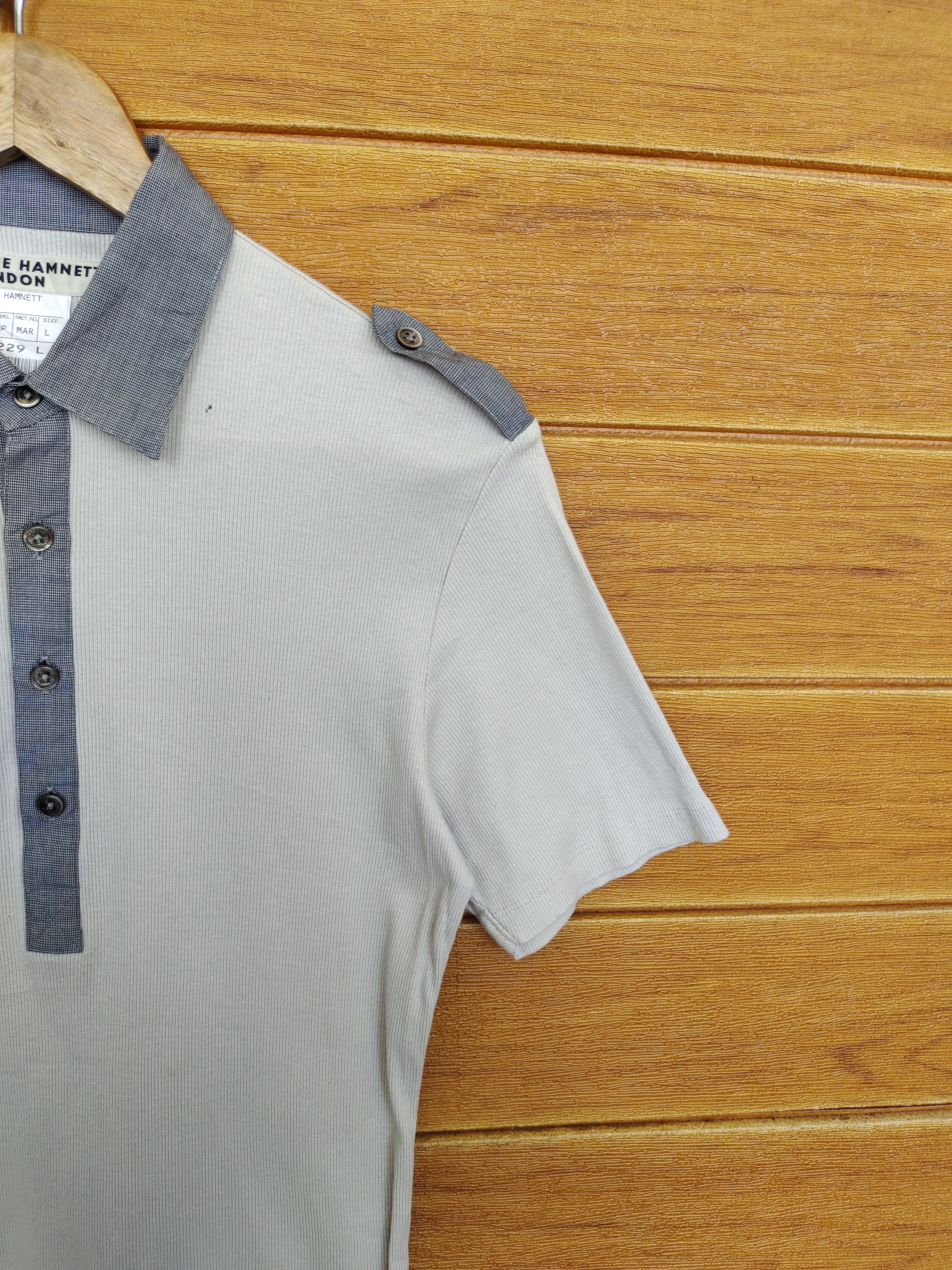 Katharine Hamnett London KATHARINE HAMNETT LONDON Stretchable Polo Shirt Size M / US 6-8 / IT 42-44 - 3 Thumbnail