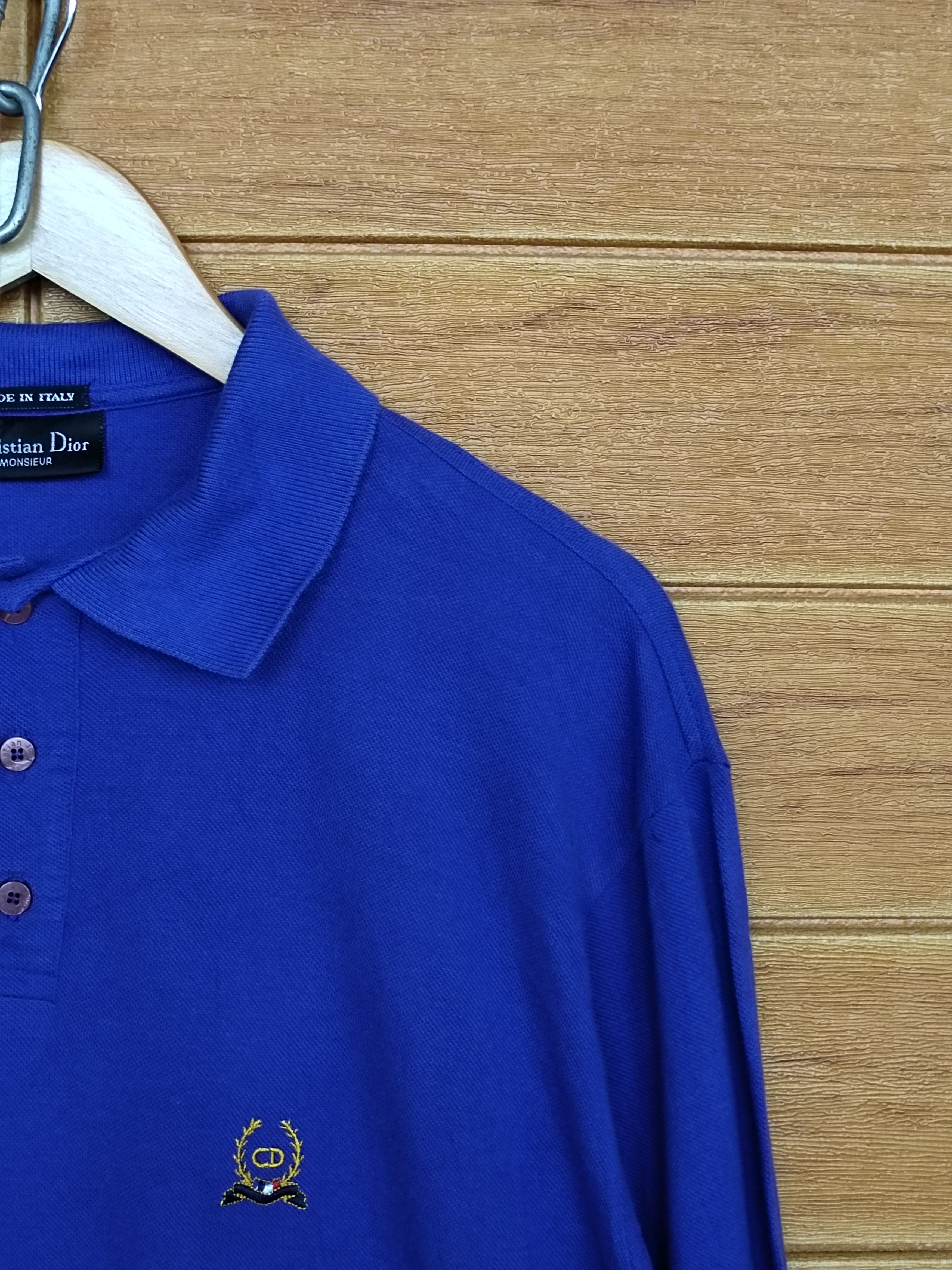 Christian Dior Monsieur CHRISTIAN DIOR MONSIEUR Longsleeve Polo Shirt Size US L / EU 52-54 / 3 - 3 Thumbnail