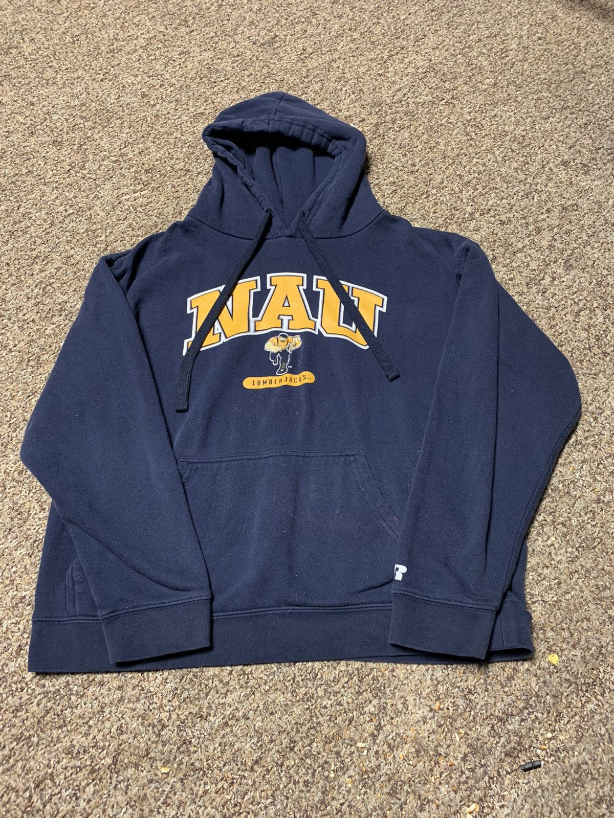 Russell Athletic Vintage Russel athletic NAU hoodie blue promo college ...