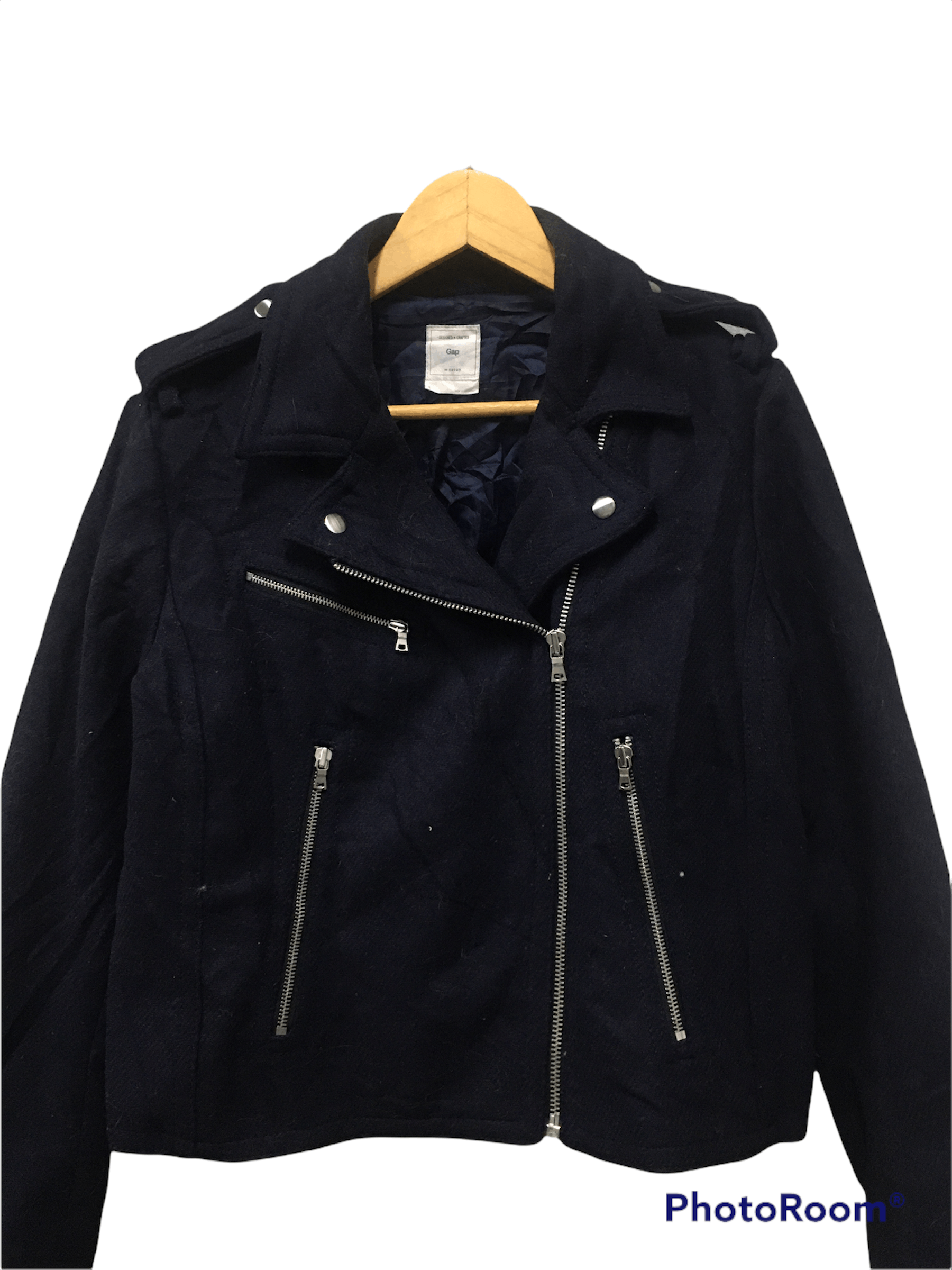 Seditionaries Vintage Gap Double Collar Punk / rider Design jacket Size US L / EU 52-54 / 3 - 3 Thumbnail