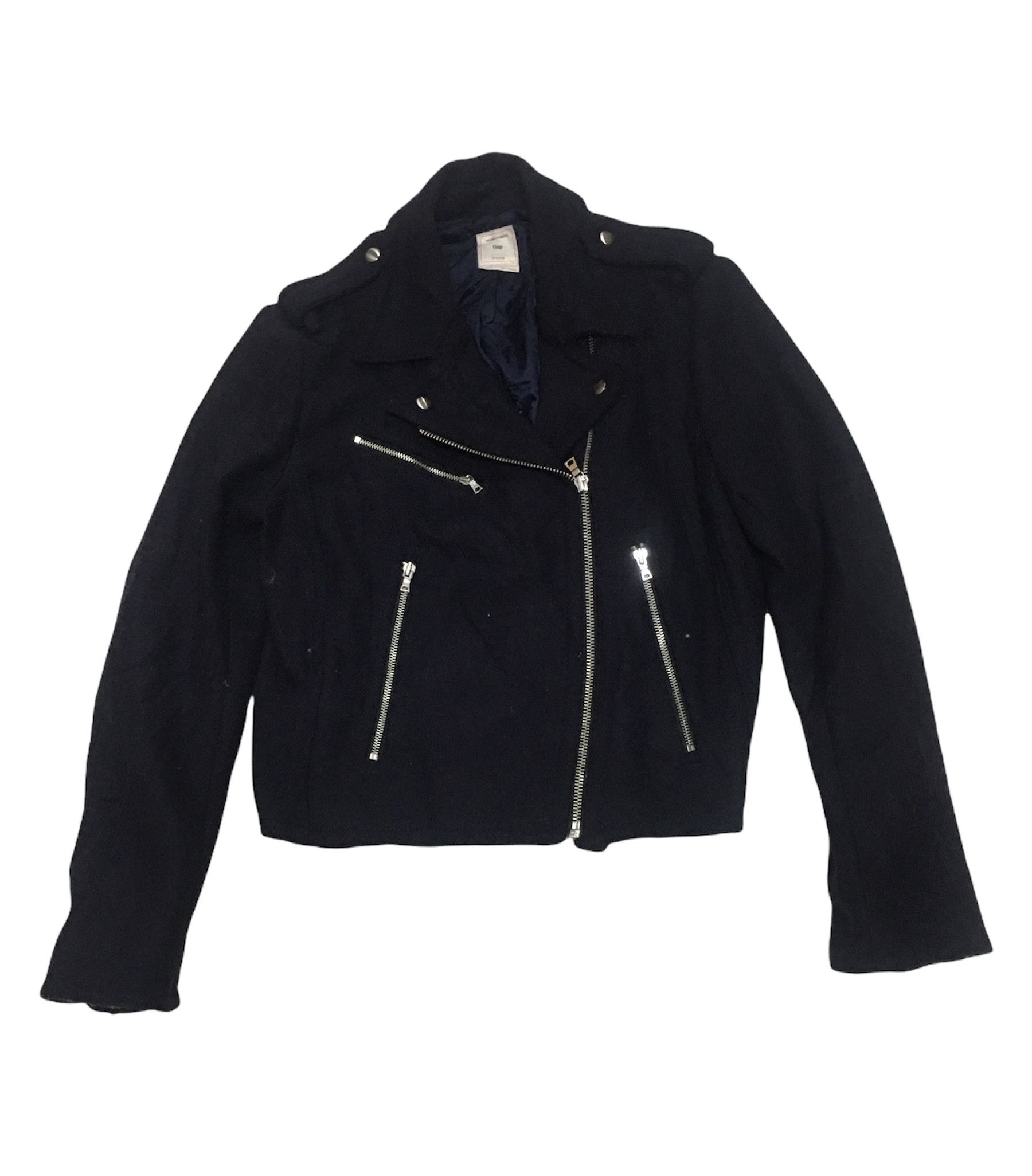 Seditionaries Vintage Gap Double Collar Punk / rider Design jacket Size US L / EU 52-54 / 3 - 1 Thumbnail