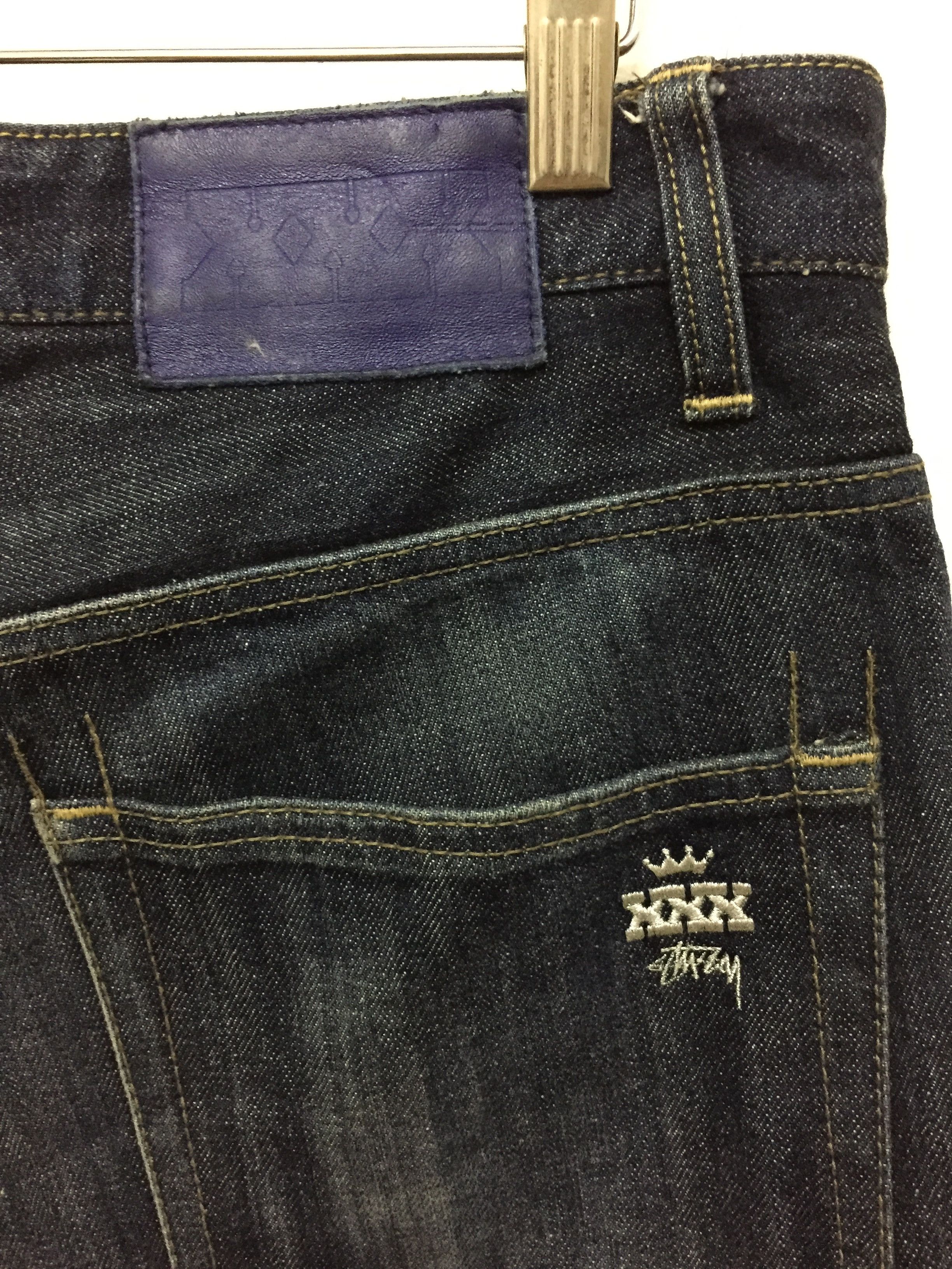 Stussy Stussy 30th Anniversary Embroidered Indigo denim Size US 33 - 11 Thumbnail