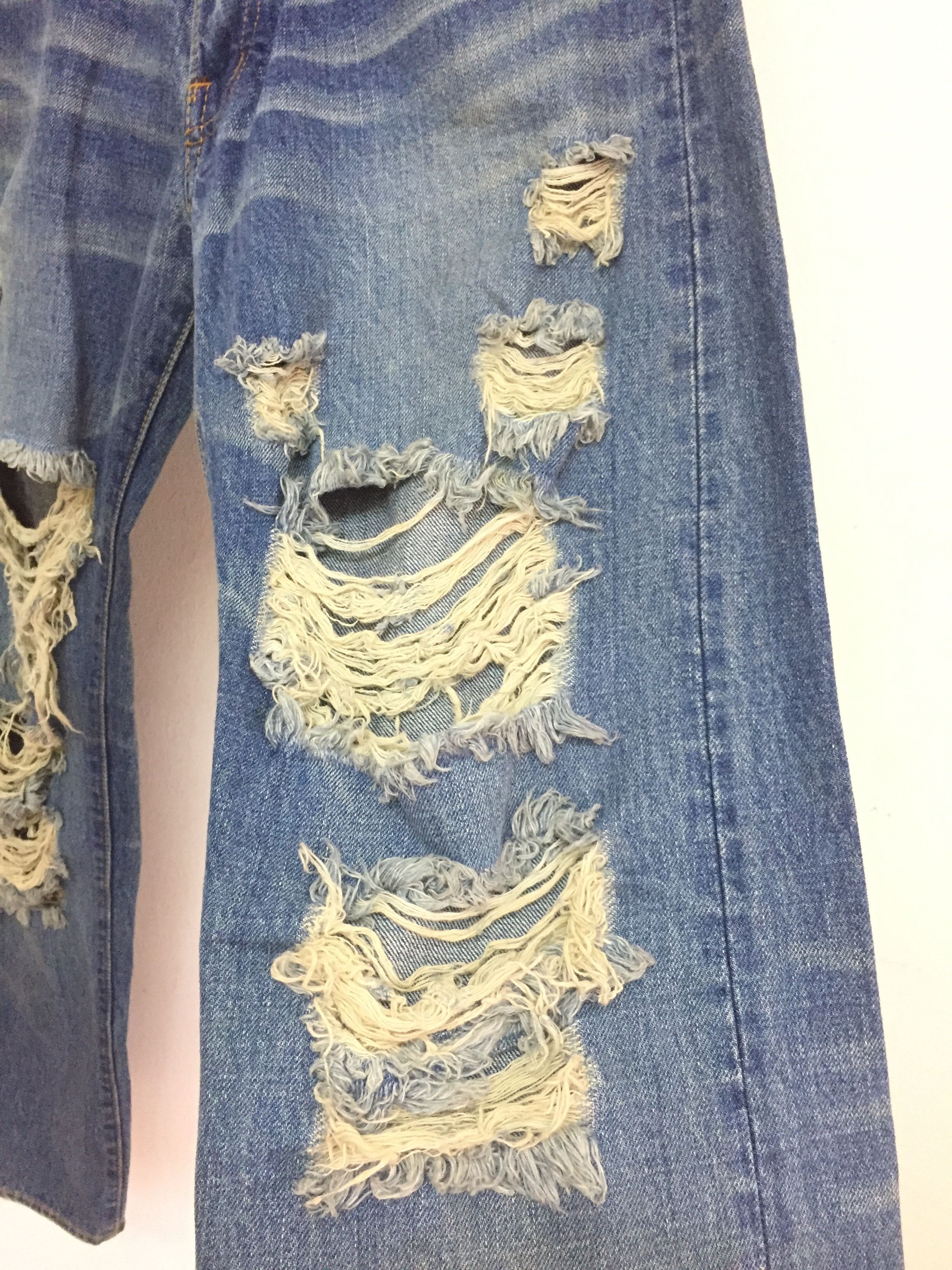Japanese Brand CP-C STANDARD WEAR Union Made Distressed denim kapital Size US 30 / EU 46 - 5 Thumbnail