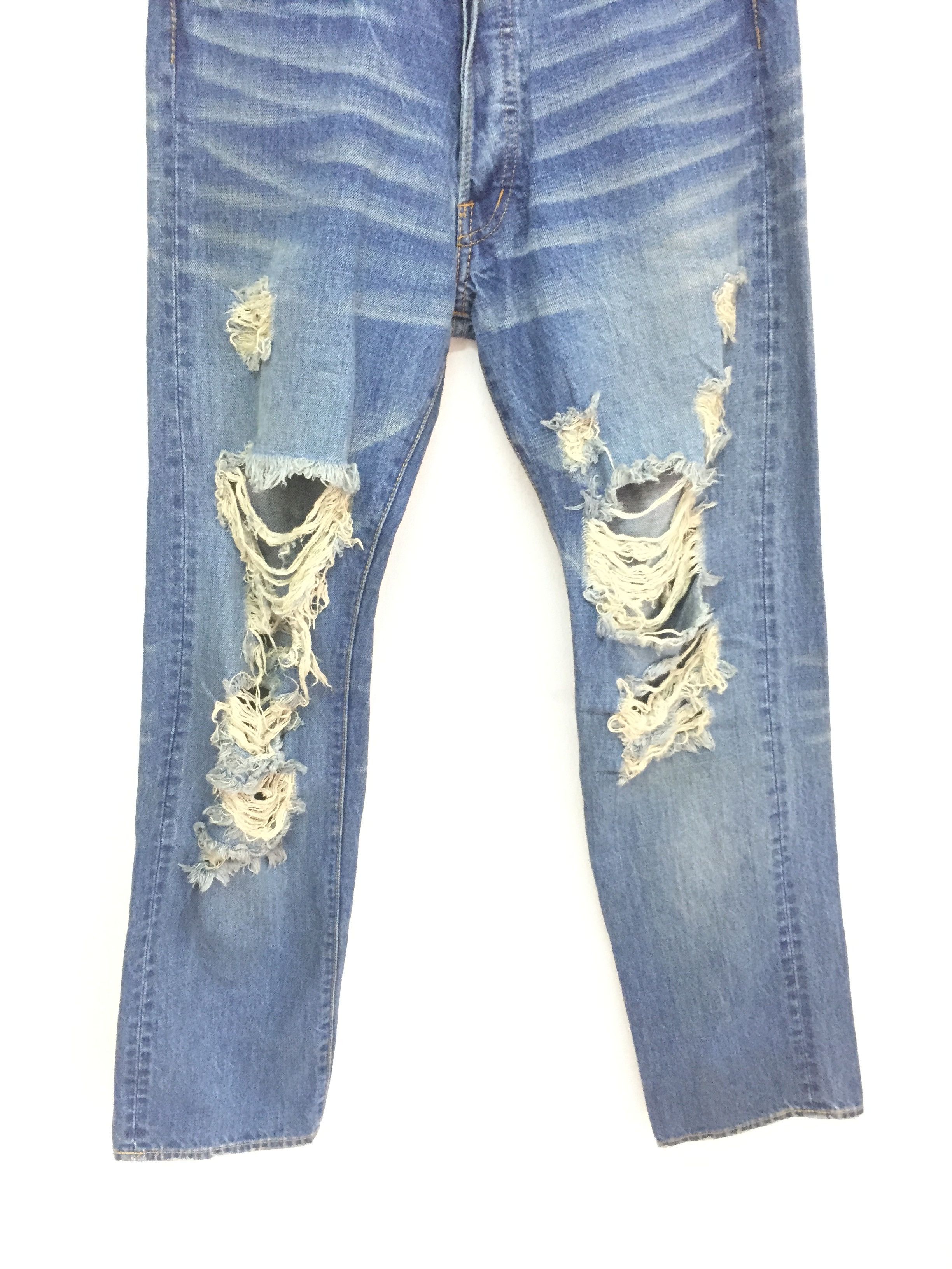 Japanese Brand CP-C STANDARD WEAR Union Made Distressed denim kapital Size US 30 / EU 46 - 3 Thumbnail