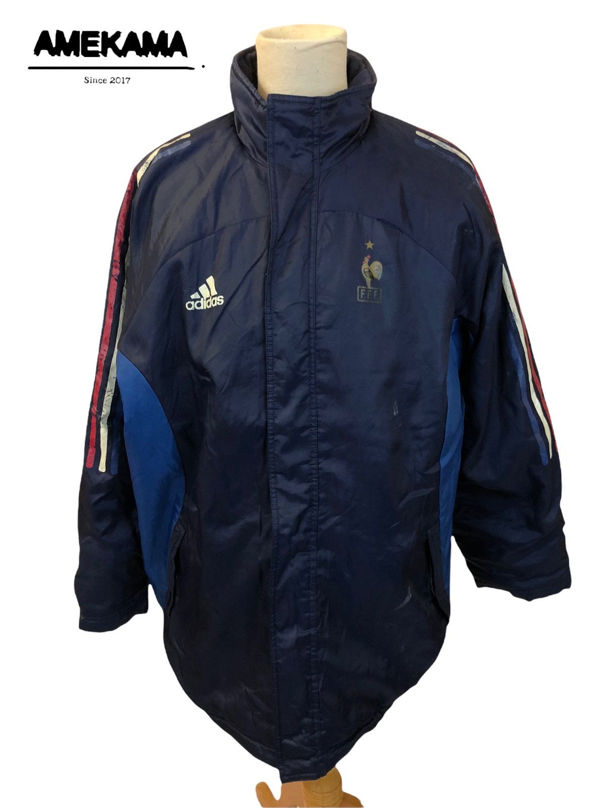 Vintage Adidas France 1998 Long Jacket