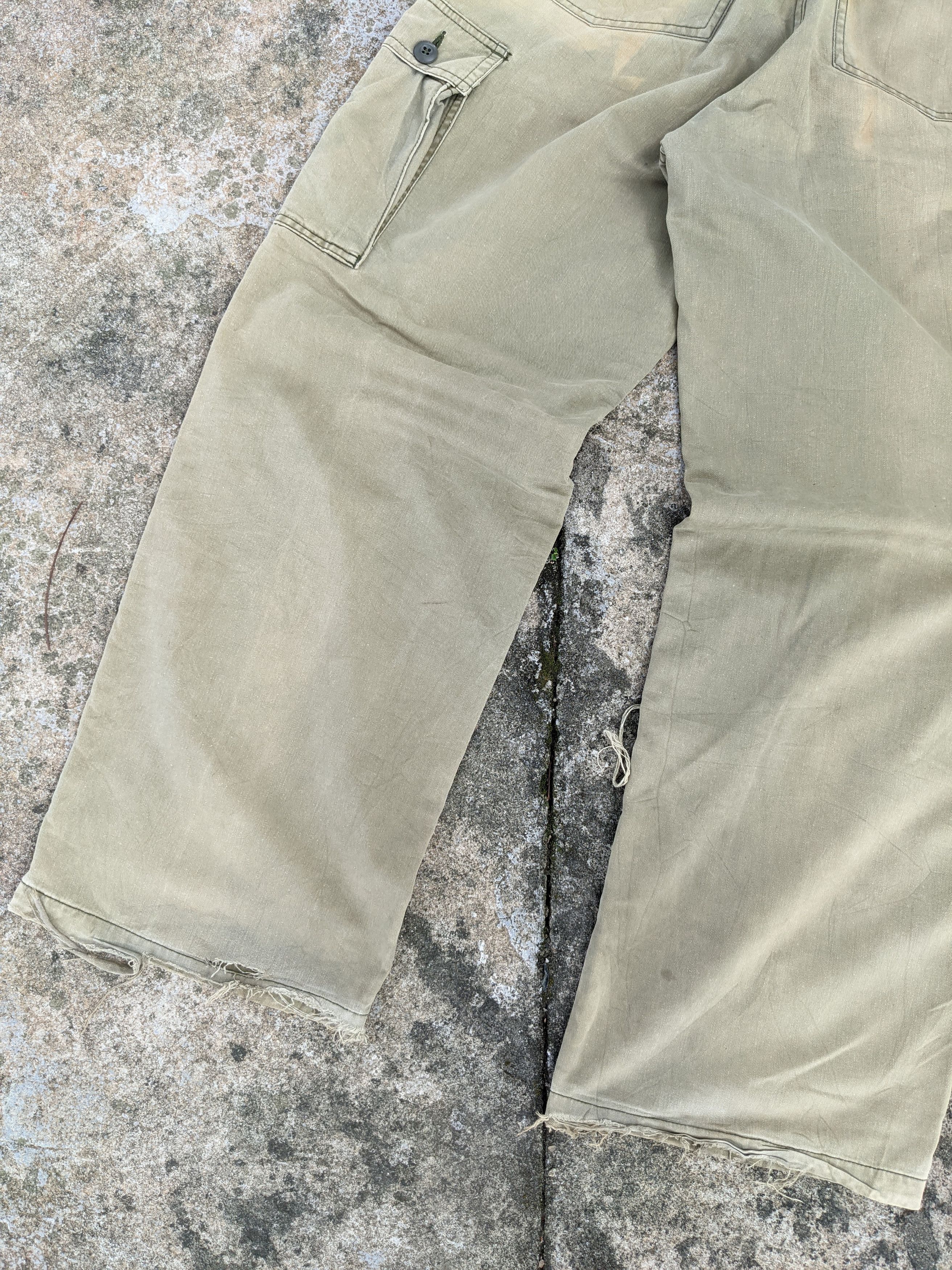Schott × Voodoo Tactical Distressed Schott Rework Baggy Cargo Pants Size US 30 / EU 46 - 6 Thumbnail