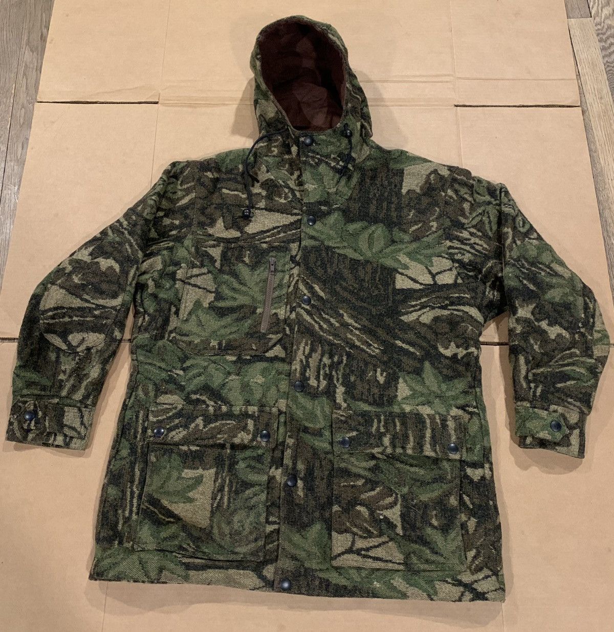 Pendleton Vintage Cabelas Pendleton Wool Camo Parka Jacket | Grailed