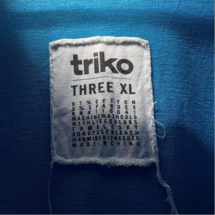 Japanese Brand Triko Big Logo Crewneck Sweatshirt Size XL Size US XL / EU 56 / 4 - 8 Thumbnail