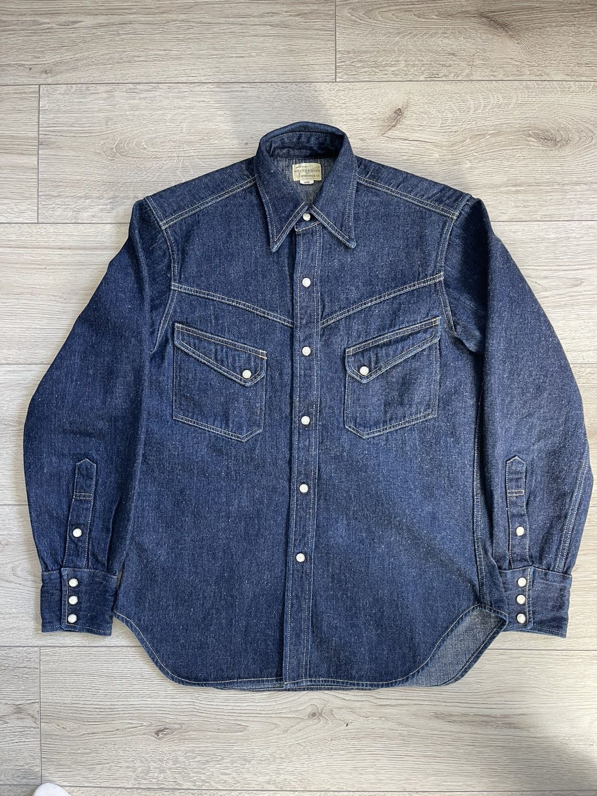 Warehouse Warehouse Japan 3001 Longhorn type Denim Western Shirt | Grailed