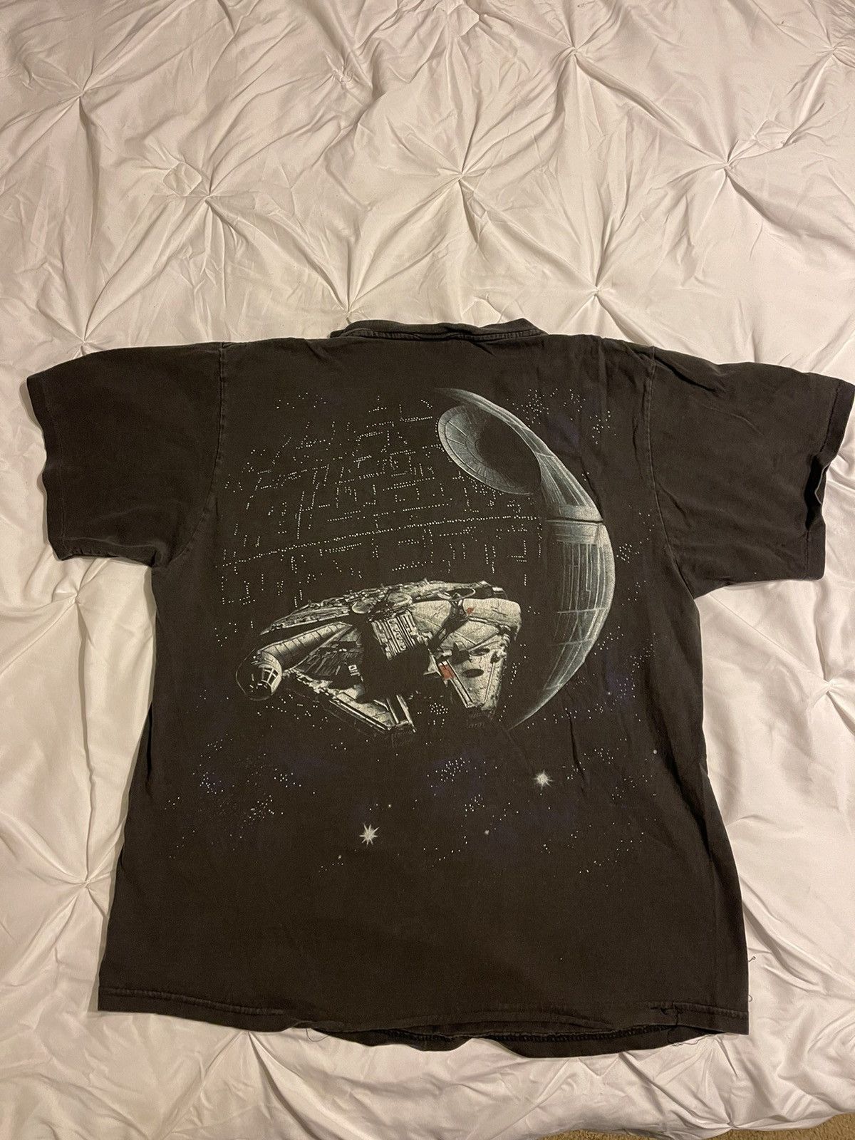 Vintage 1995 Star Wars Jedi graphic shirt changes tag luke skywalker mens good large