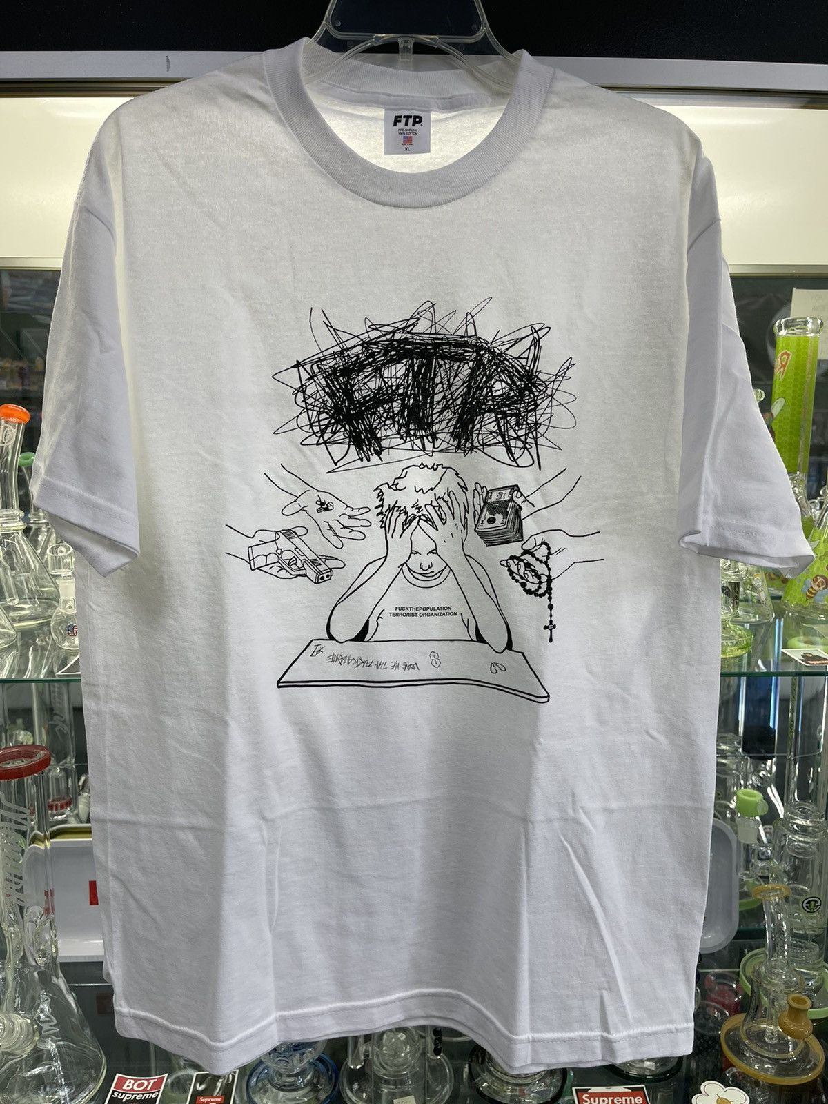 新品 FTP PEER PRESSURE TEE T-shirts XL