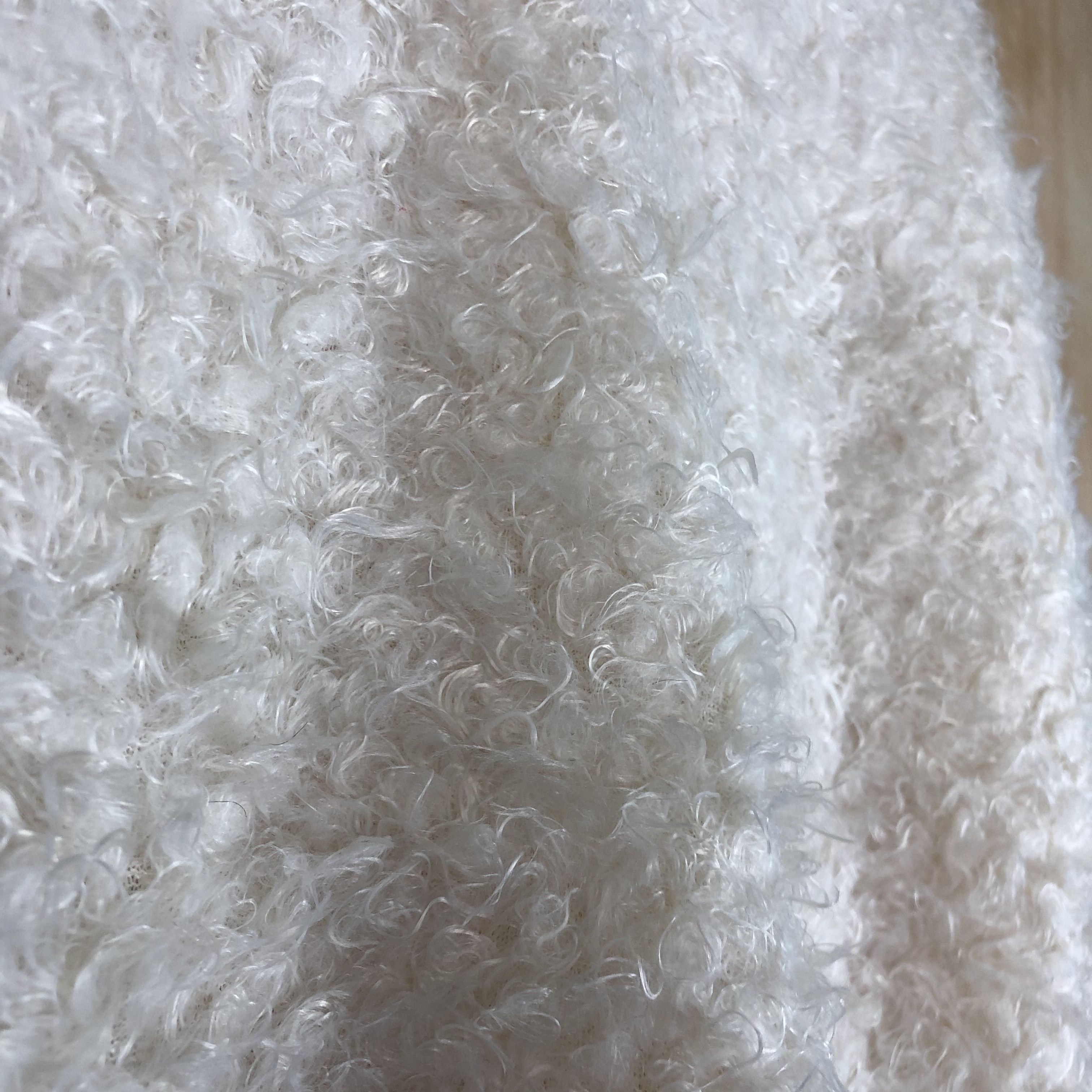 Homespun Knitwear × Japanese Brand × Vintage DLL One Way White Mohair Shag Shaggy Knitwear #c055 Size US S / EU 44-46 / 1 - 5 Thumbnail