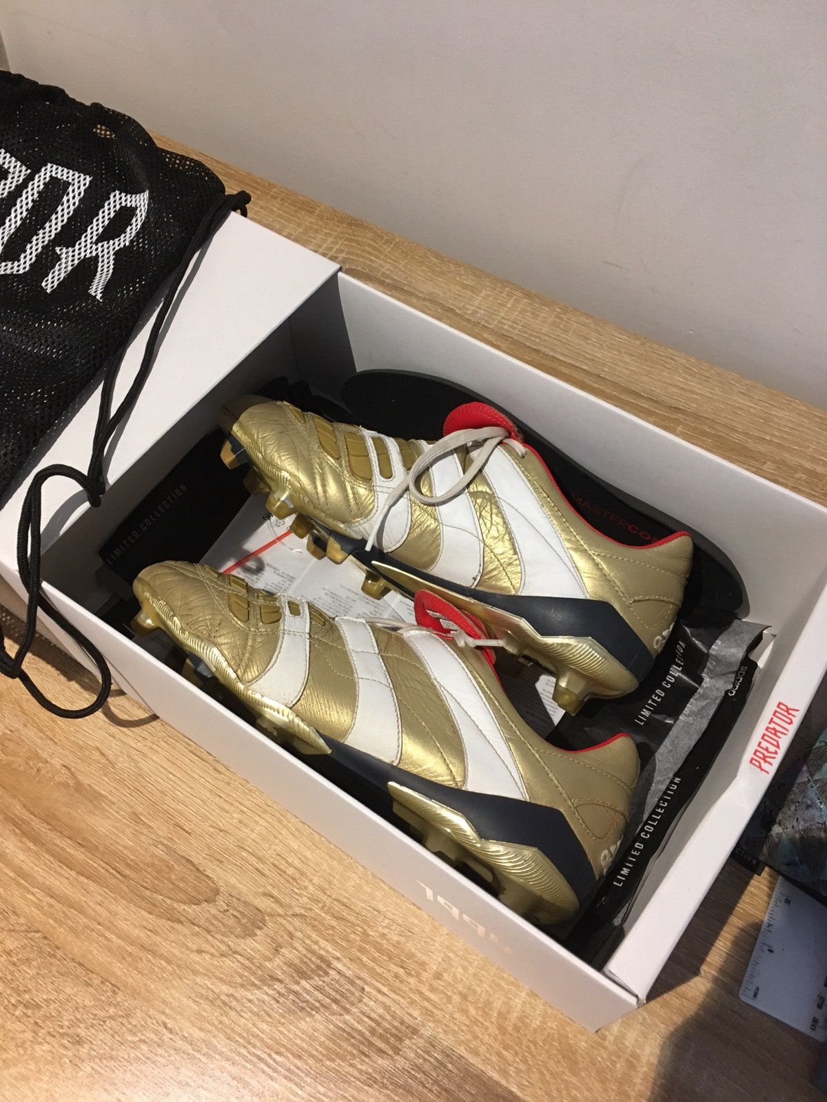 Nike adidas Predator Accelerator Zinedine Zidane Gold Grailed