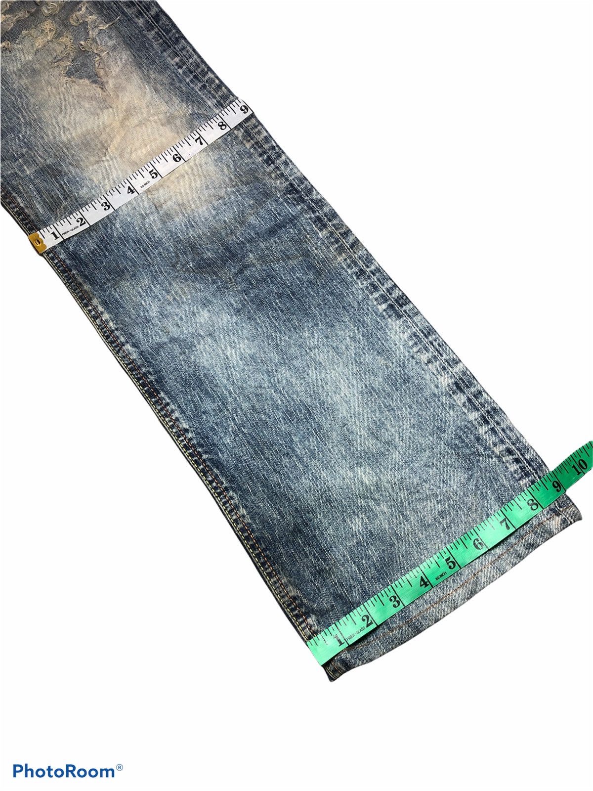 Edwin × Japanese Brand Edwin 503 Washed Blue Patches Denim Size US 31 - 11 Thumbnail