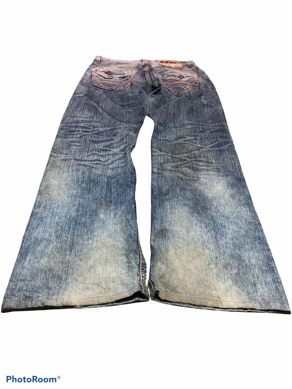 Edwin × Japanese Brand Edwin 503 Washed Blue Patches Denim Size US 31 - 4 Thumbnail
