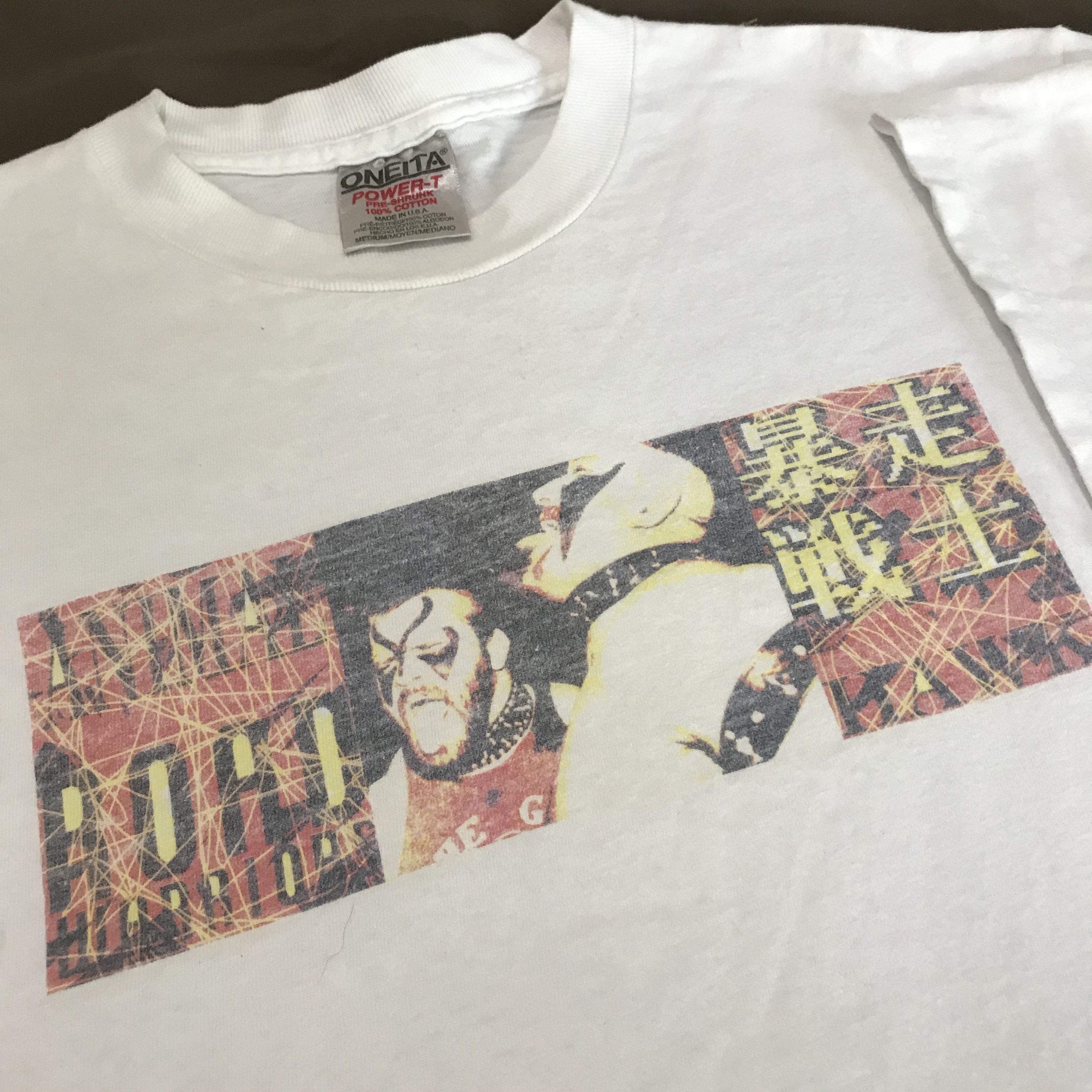 Vintage Vintage Warriors Animal Hawk bam bam bigelow wrestling Tee Size US M / EU 48-50 / 2 - 2 Thumbnail