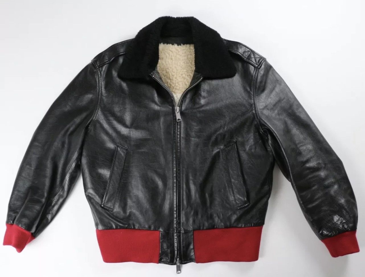Calvin Klein 205W39NYC Calvin Klein x Raf Simons Shearling Bomber Jacket Size US M / EU 48-50 / 2 - 1 Thumbnail
