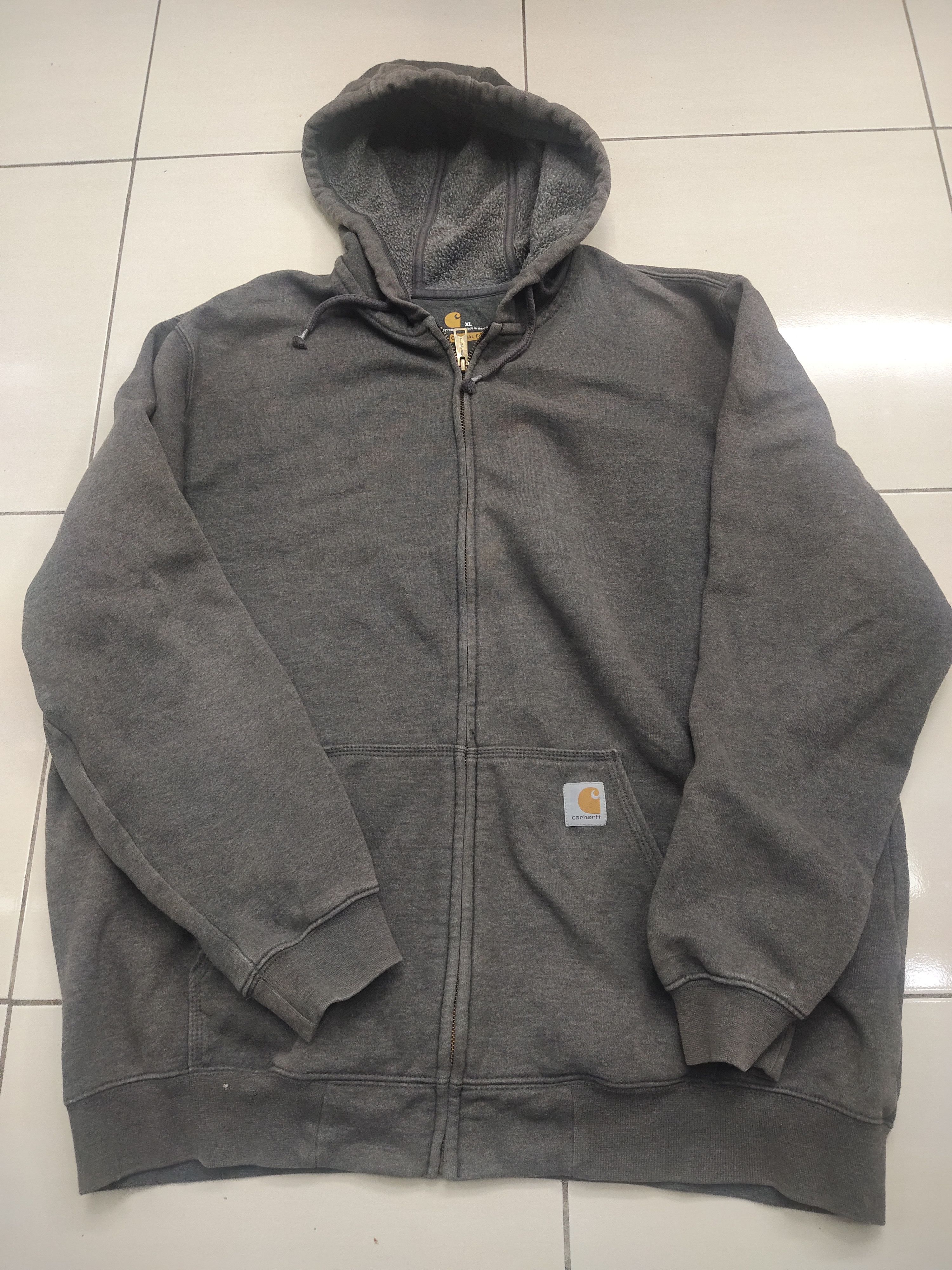 Carhartt Nice Faded Dark Grey Carhartt hoodei Size US XL / EU 56 / 4 - 1 Thumbnail