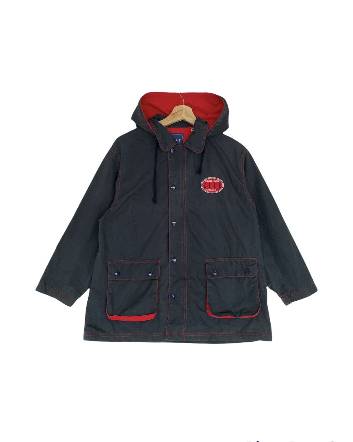 Designer Vintage ELLE PARIS HOMME Windbreaker Coach Jacket Size US M / EU 48-50 / 2 - 1 Thumbnail