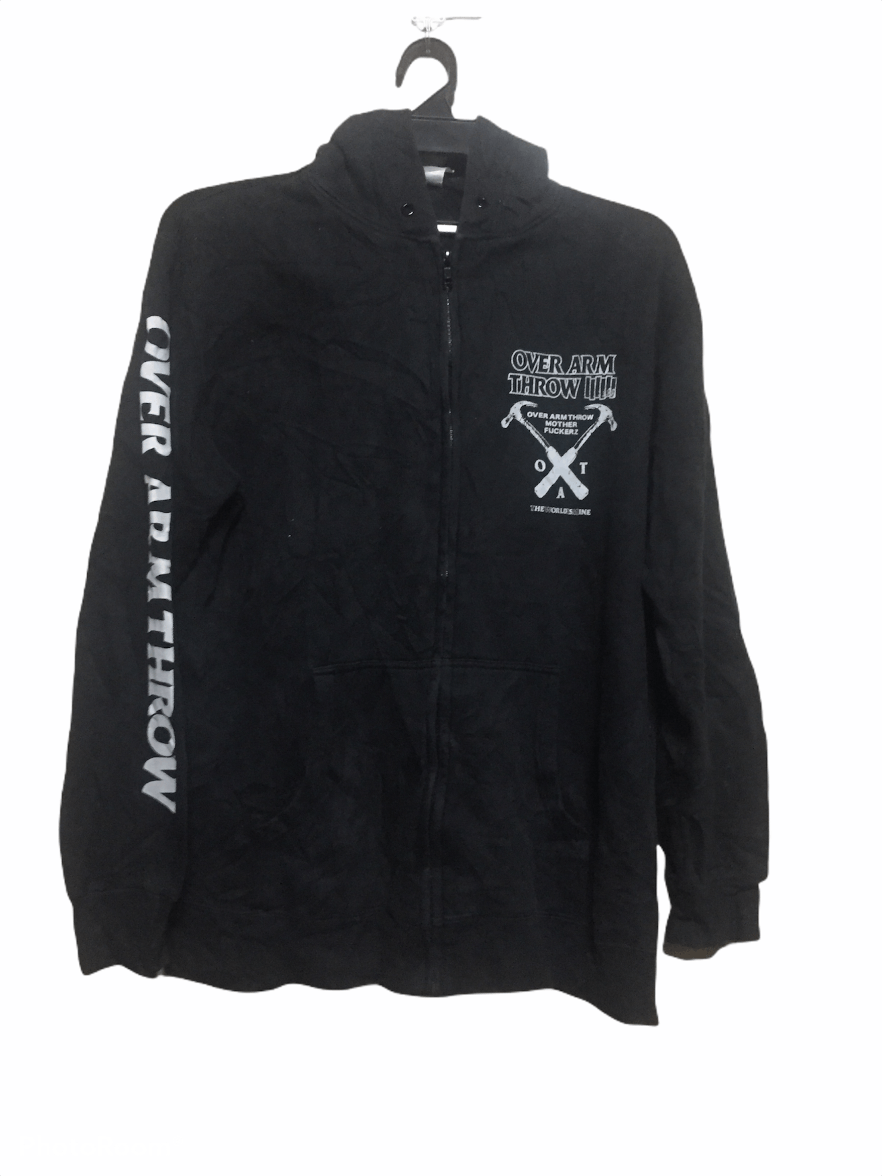 Band Tees × If Six Was Nine × Japanese Brand Over Arm Throw Japanese Rock Band Zipper Hoodie Size US M / EU 48-50 / 2 - 2 Thumbnail