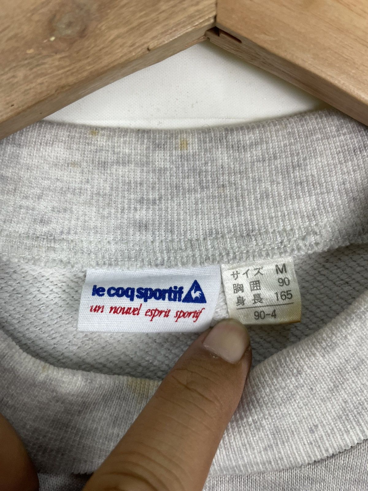 Le Coq Sportif × Vintage 90s Le Coq Sportif Sweatshirt | Japan Exclusive Size US M / EU 48-50 / 2 - 3 Thumbnail