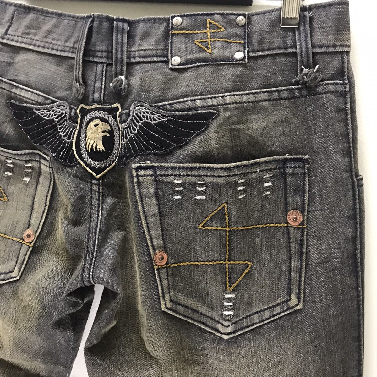 Japanese Brand Japanese Jeans De Art Denim Flare Jeans Patches Size US 35 - 14 Thumbnail