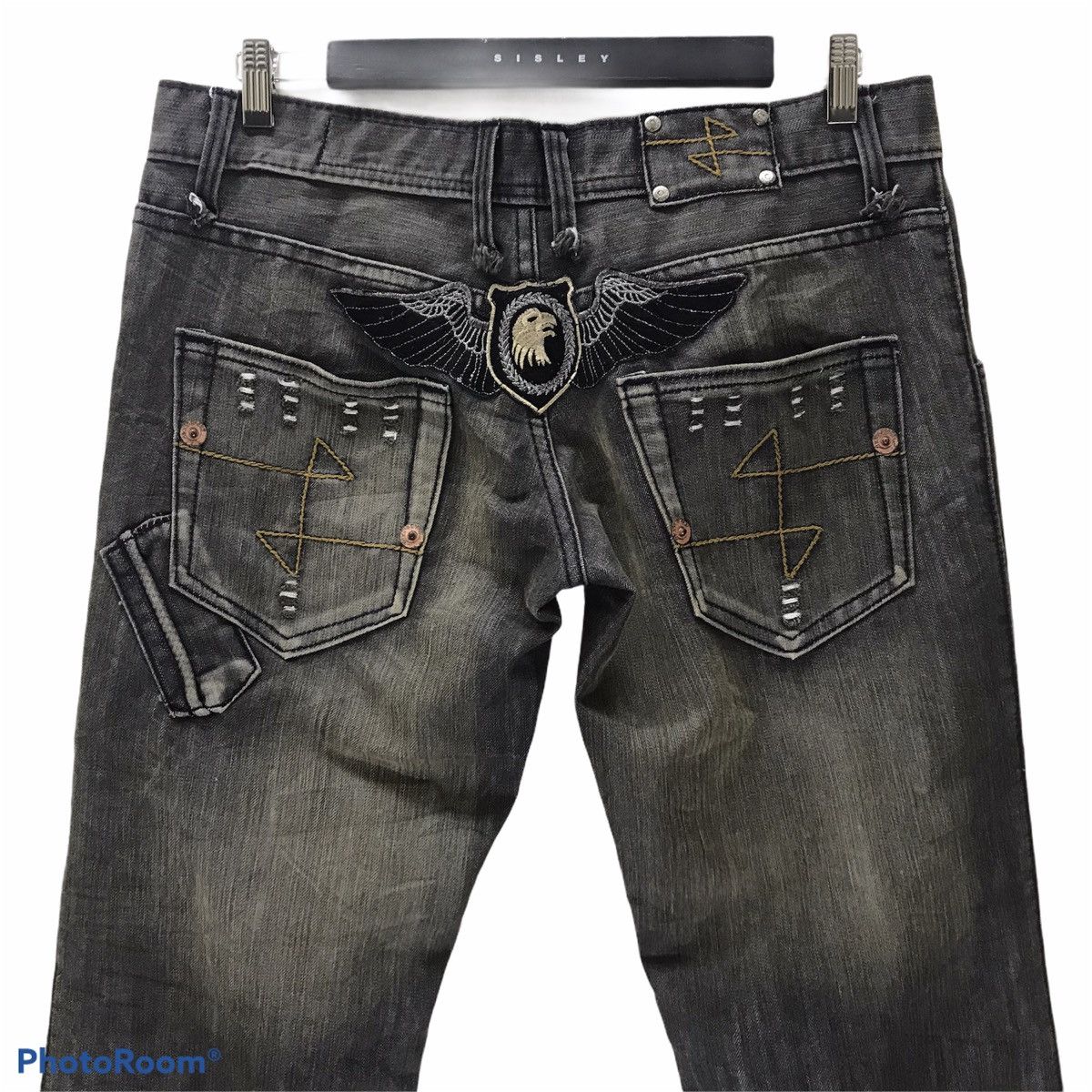 Japanese Brand Japanese Jeans De Art Denim Flare Jeans Patches Size US 35 - 12 Thumbnail