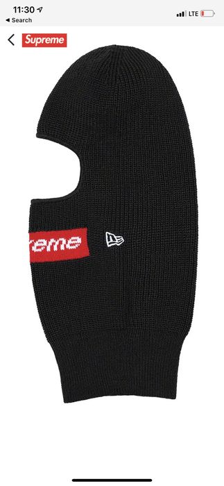 Supreme New Era Box Logo Balaclava Black