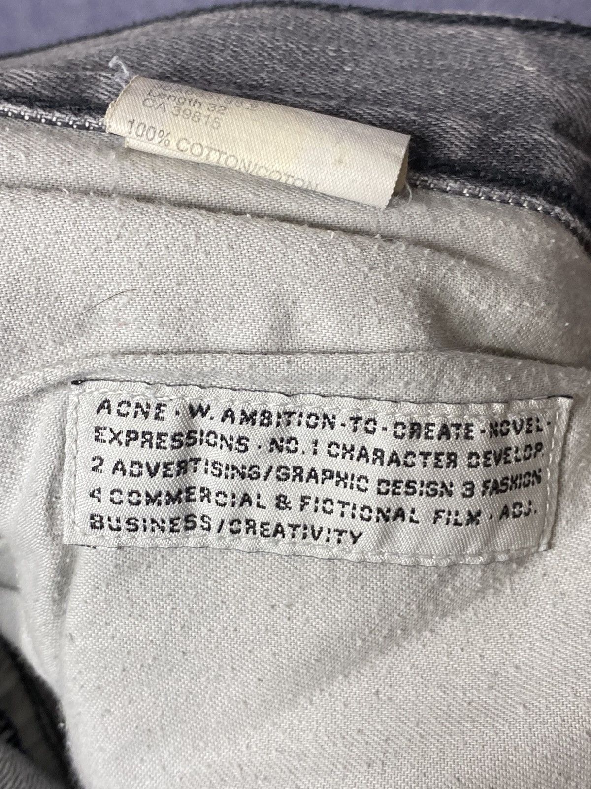 Acne Studios Acne Jeans Vintage Grey Slim Pants Size US 29 - 7 Thumbnail