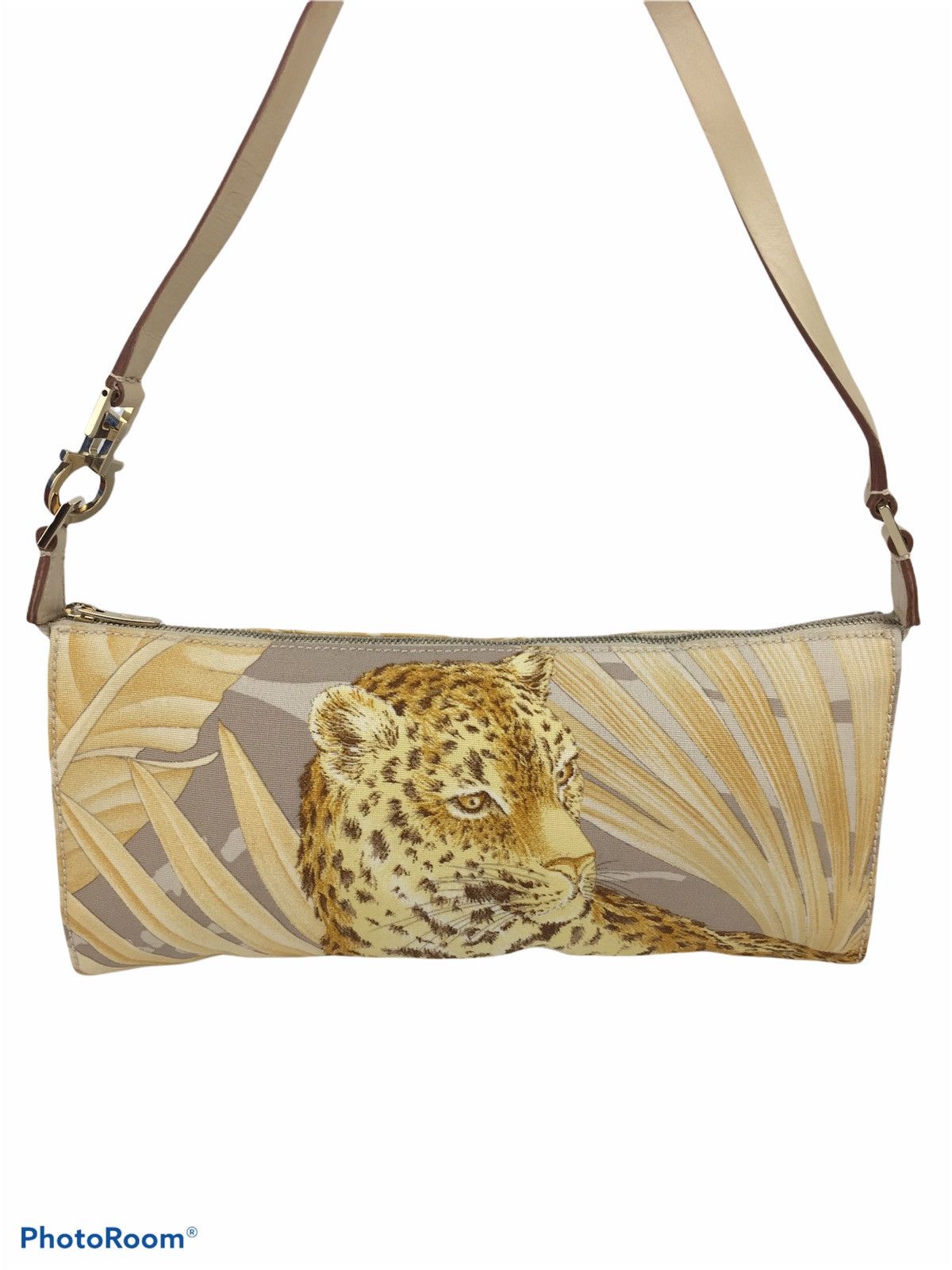 Salvatore Ferragamo Salvatore Ferragamo Cheetah Illustration Pochette Size ONE SIZE - 2 Thumbnail