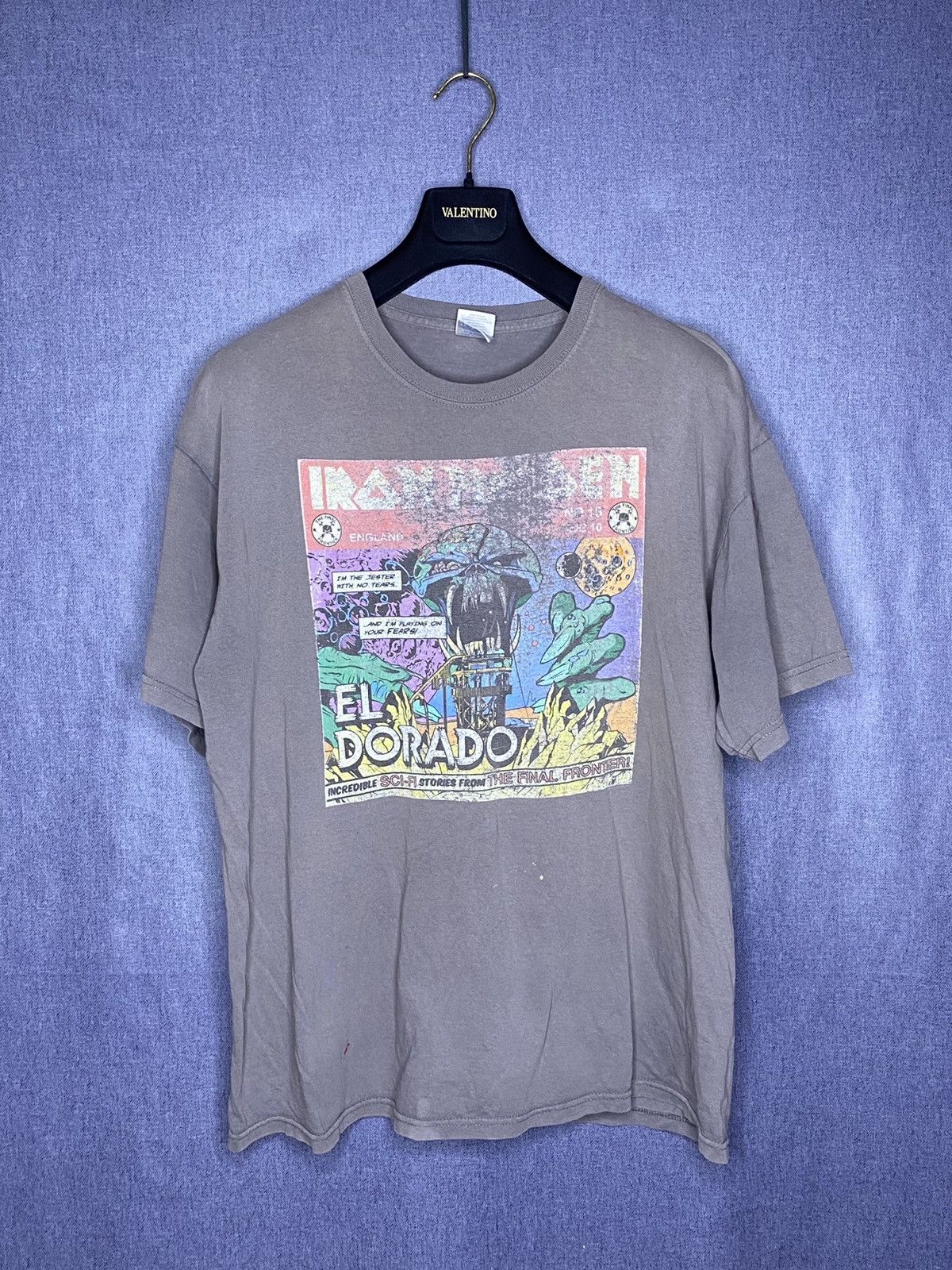 Iron Maiden × Vintage Iron Maiden El dorado the final frontier t shirt XL Size US XL / EU 56 / 4 - 1 Thumbnail