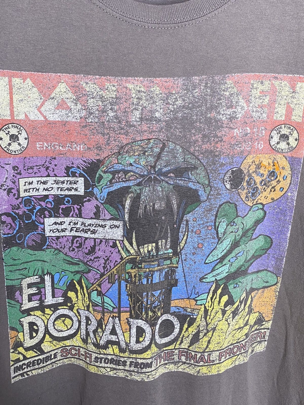Iron Maiden × Vintage Iron Maiden El dorado the final frontier t shirt XL Size US XL / EU 56 / 4 - 4 Thumbnail