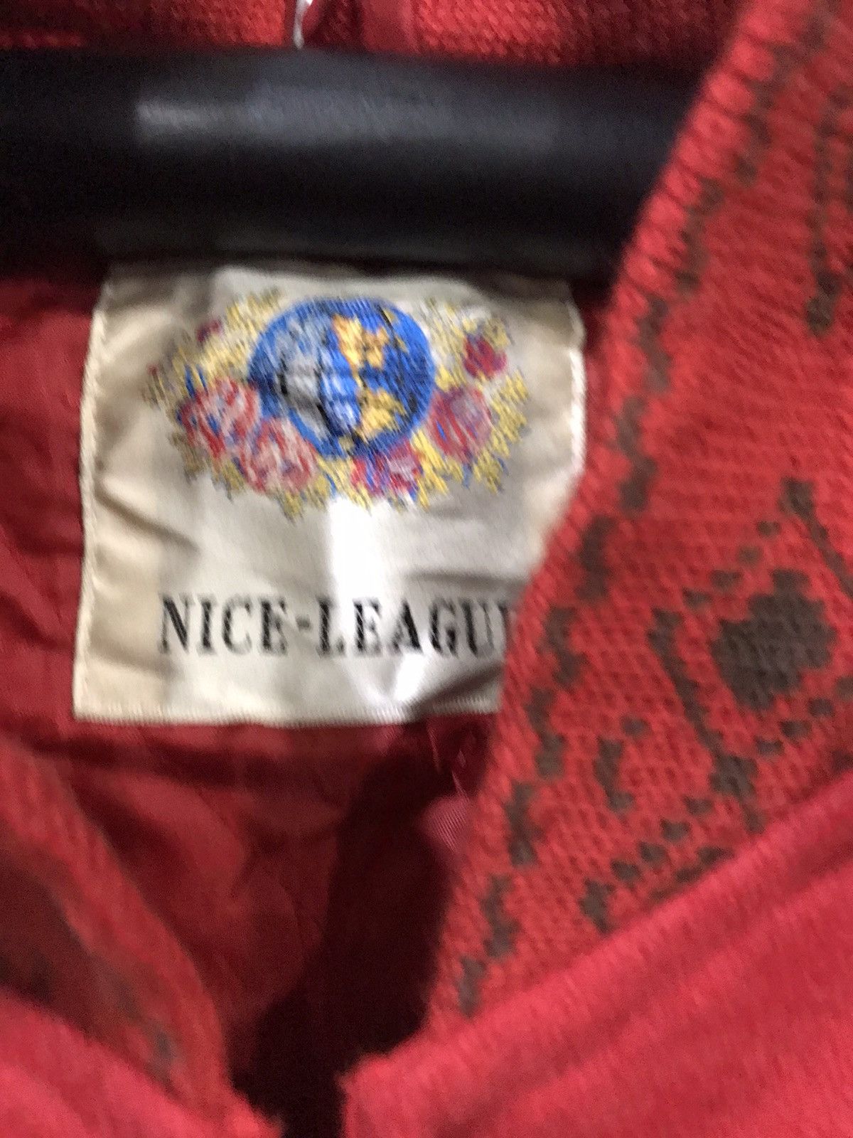 Japanese Brand Vintage NICE LEAGUE Very Rare Hoodie Oversize Varsity Jacket Size US M / EU 48-50 / 2 - 7 Thumbnail