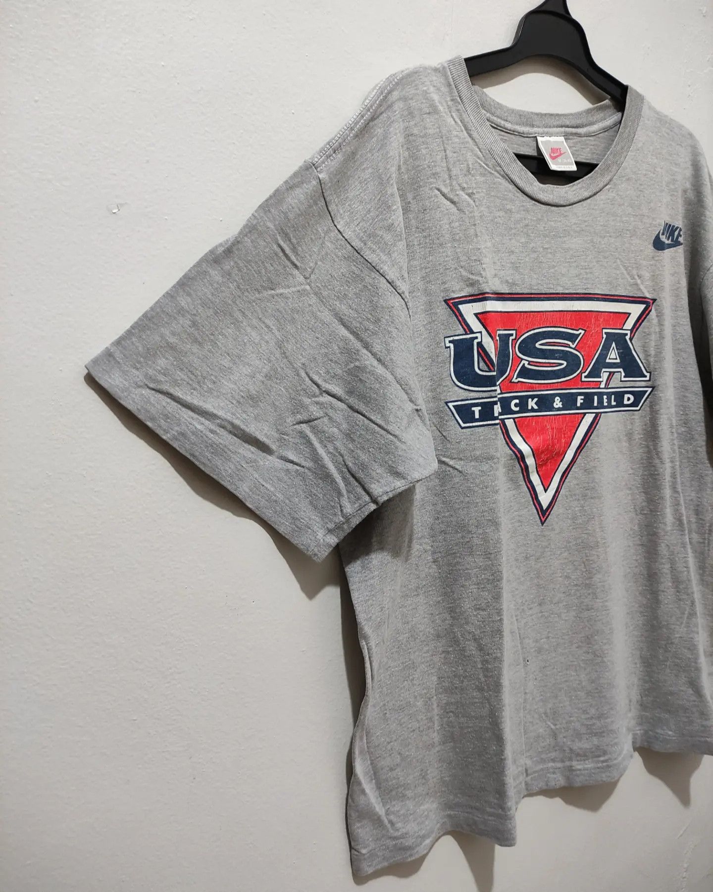 Nike × Vintage Vintage 90s Nike Usa Track and Field Size US M / EU 48-50 / 2 - 10 Thumbnail