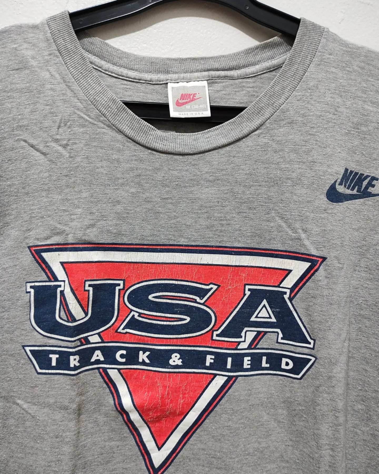 Nike × Vintage Vintage 90s Nike Usa Track and Field Size US M / EU 48-50 / 2 - 3 Thumbnail