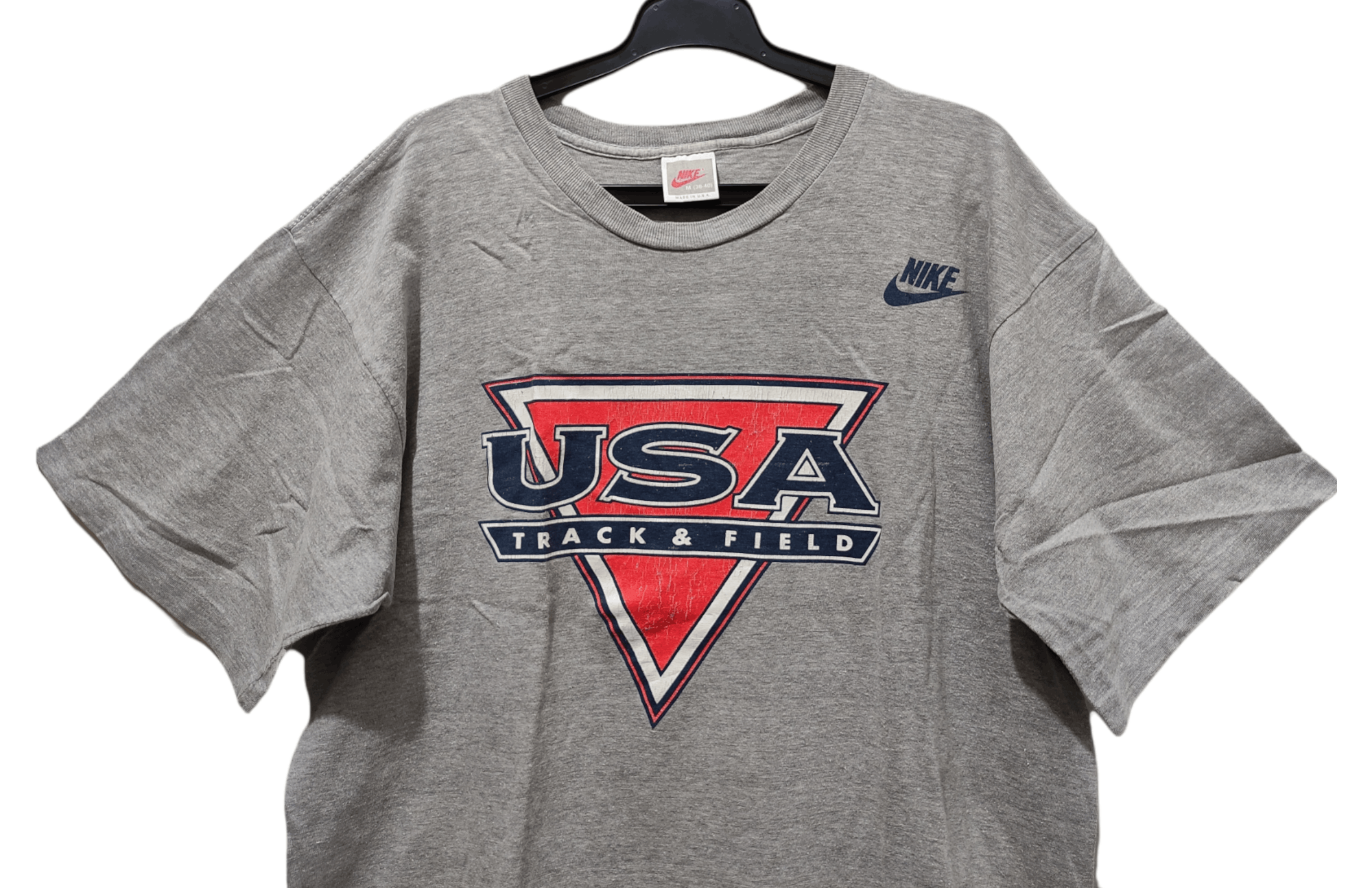Nike × Vintage Vintage 90s Nike Usa Track and Field Size US M / EU 48-50 / 2 - 2 Thumbnail