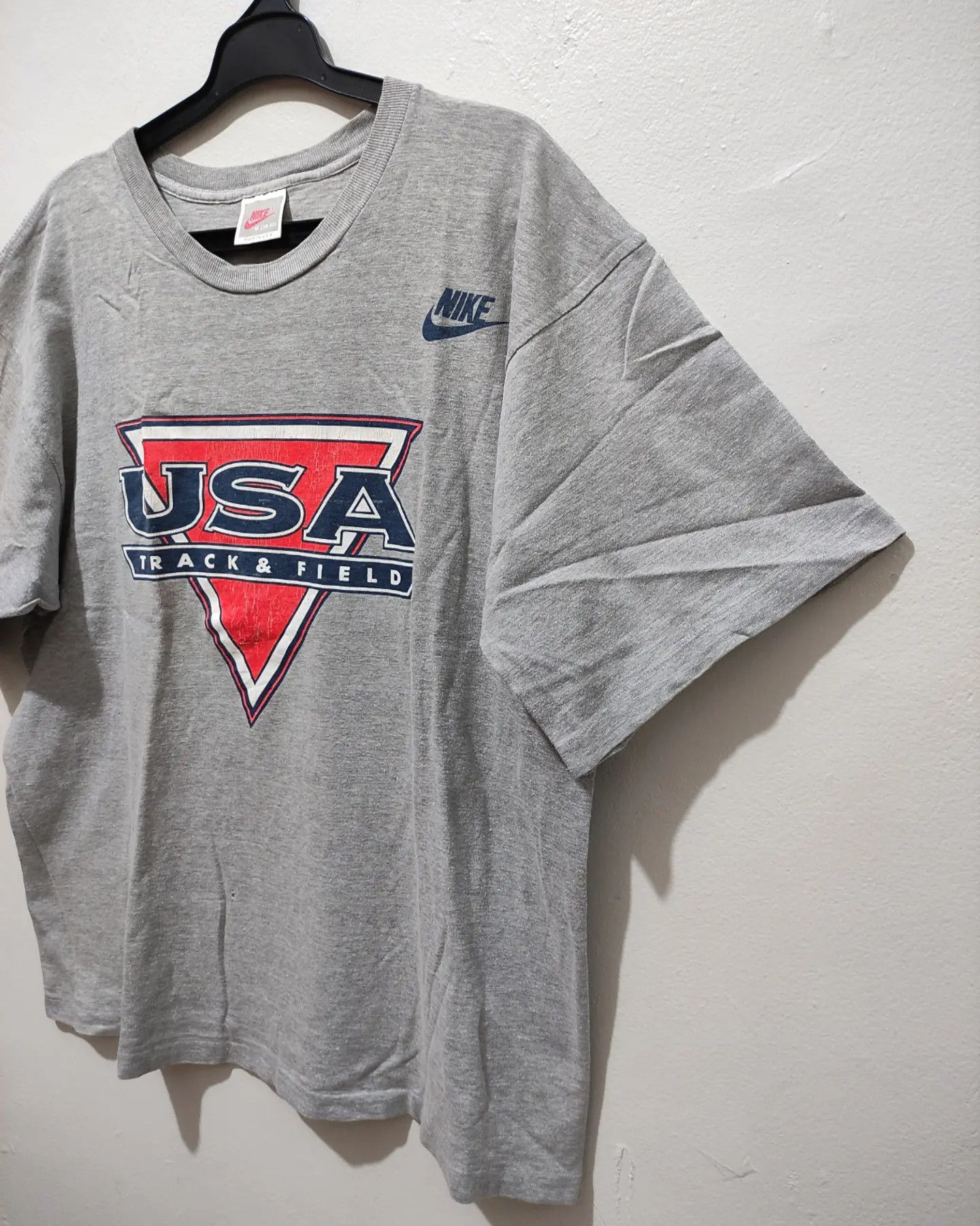 Nike × Vintage Vintage 90s Nike Usa Track and Field Size US M / EU 48-50 / 2 - 9 Thumbnail