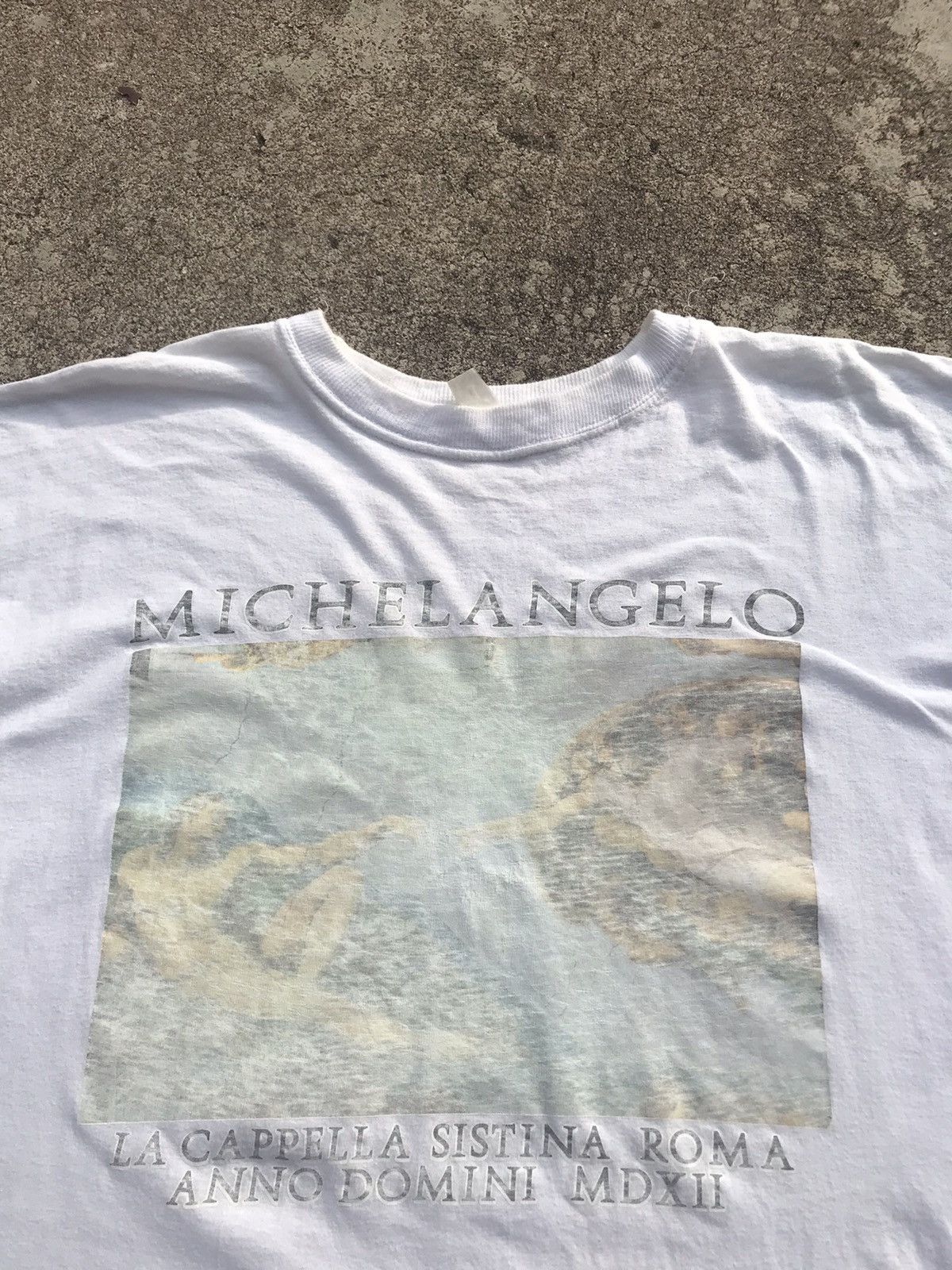 Vintage Michel Angelo Vintage Art Tees Shirt Size US L / EU 52-54 / 3 - 6 Thumbnail