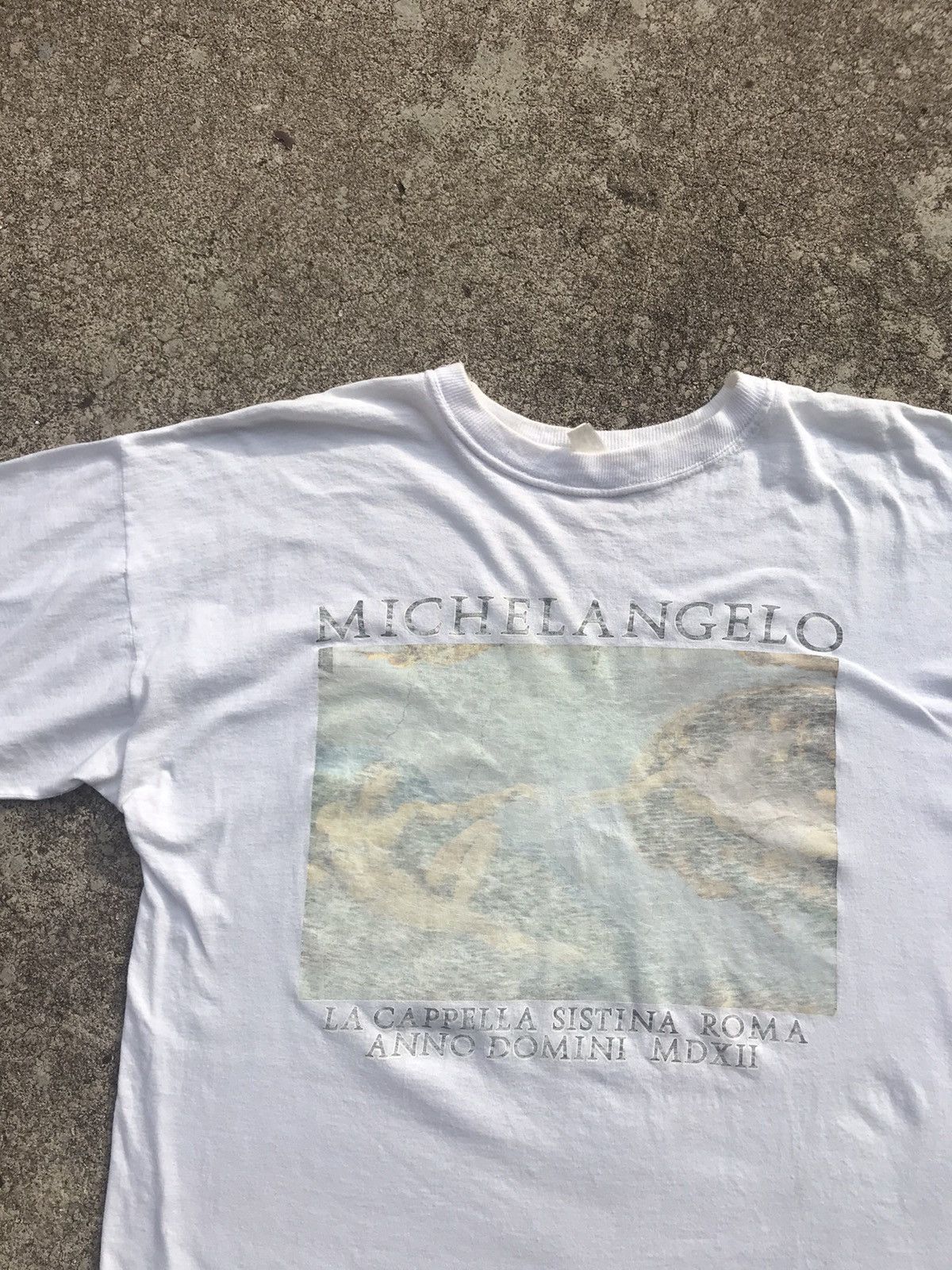 Vintage Michel Angelo Vintage Art Tees Shirt Size US L / EU 52-54 / 3 - 5 Thumbnail